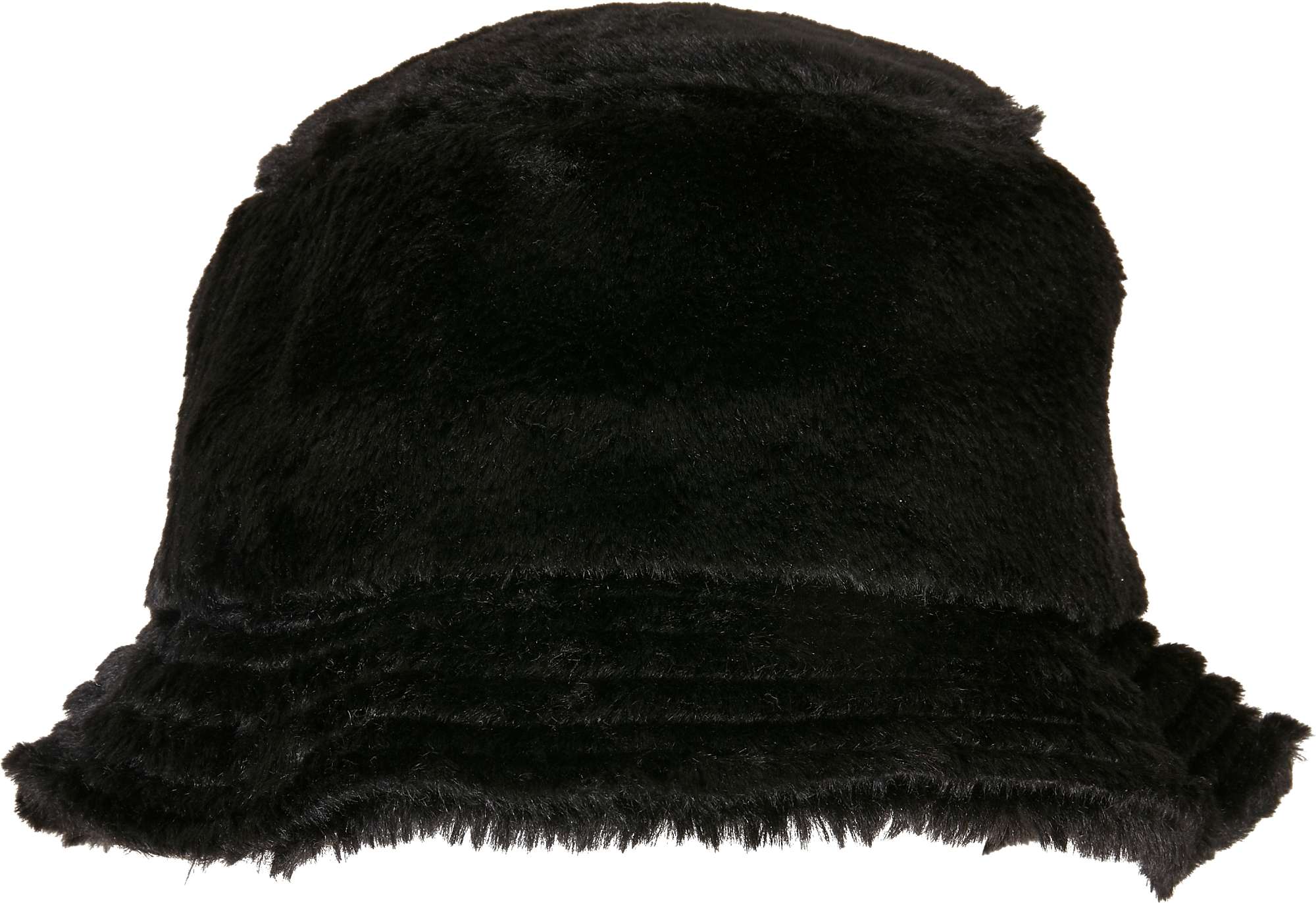 FLEXFIT Faux-Fur Bucket Hat Schwarz 372 g/m², Black One Size, FX5003FF