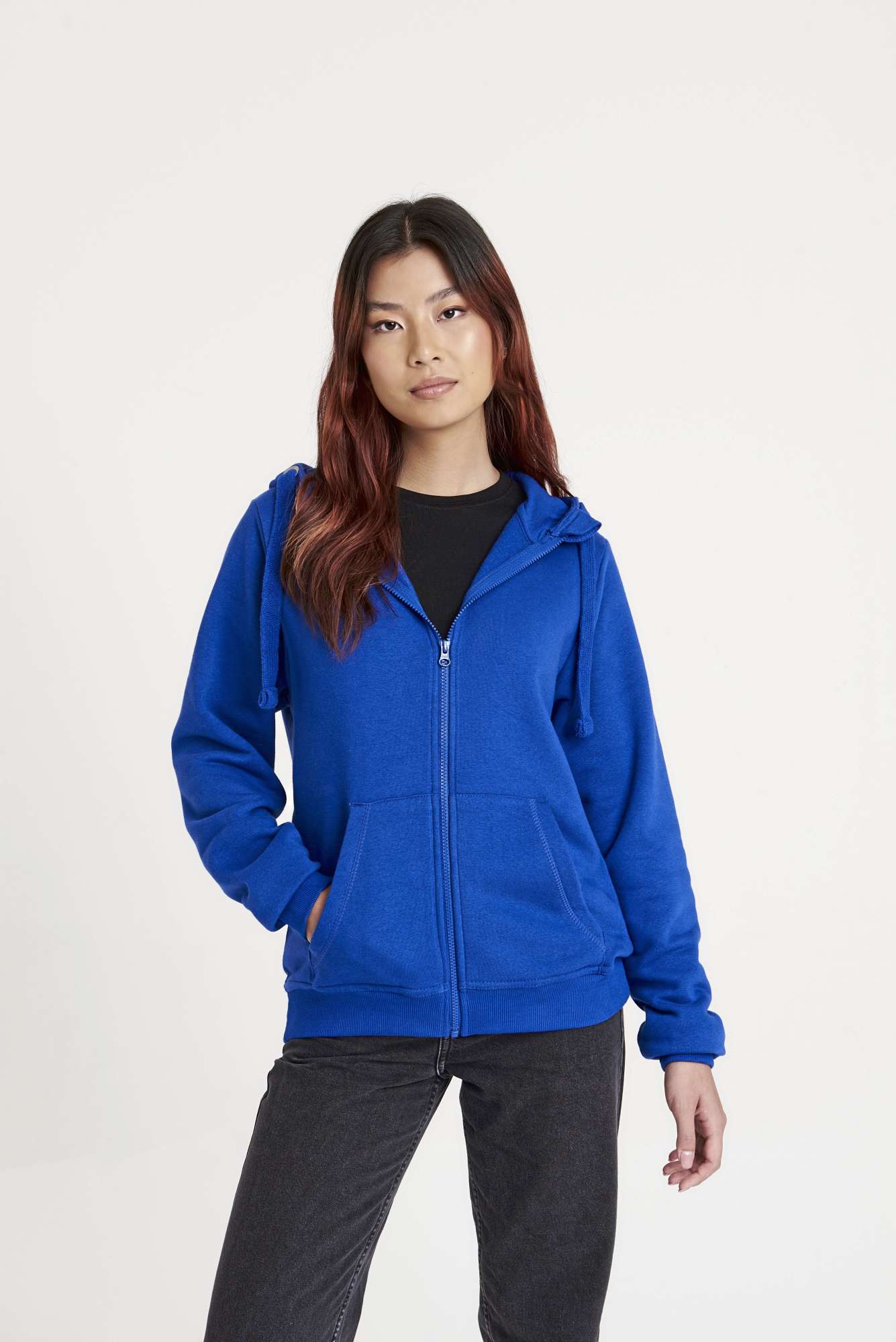Just Hoods Graduate Heavyweight Zoodie mit Kängurutasche in, New French Navy XL, JH150