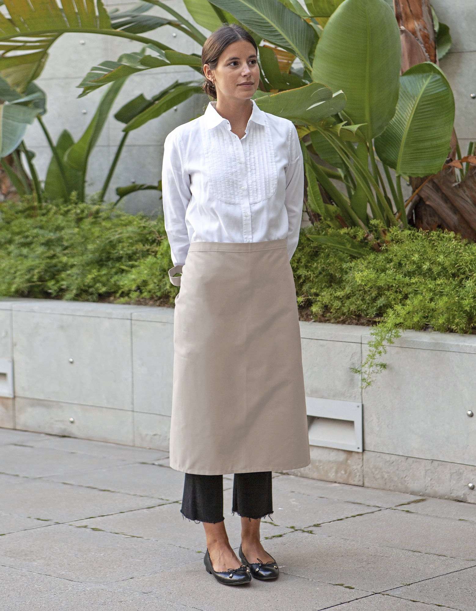 Bistro-Barsschürze 65% Polyester, 35% Baumwolle