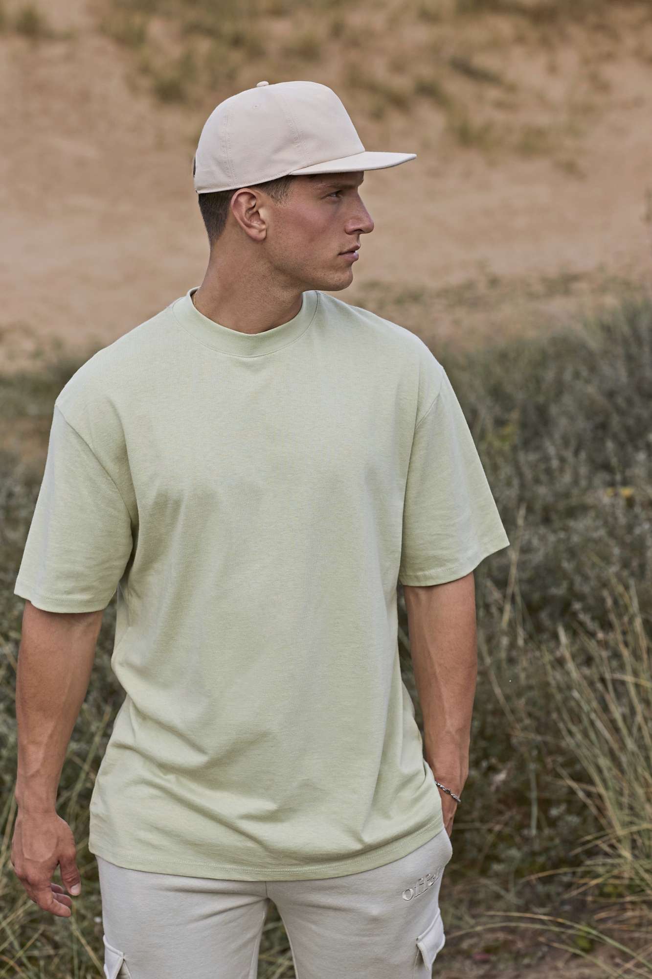 Bio-Baumwoll 5-Panel Cap mit Stegschnalle