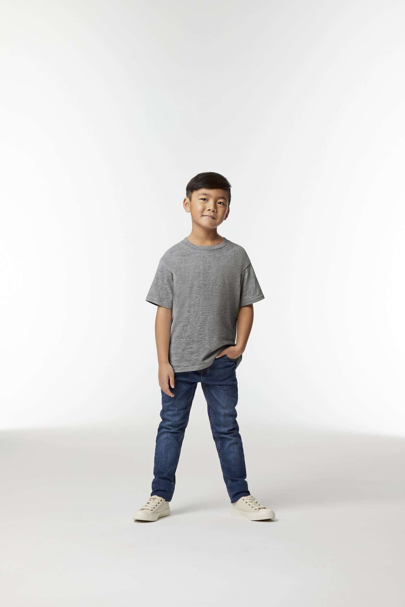 Softstyle Midweight Kinder T-Shirt Baumwollmischgewebe