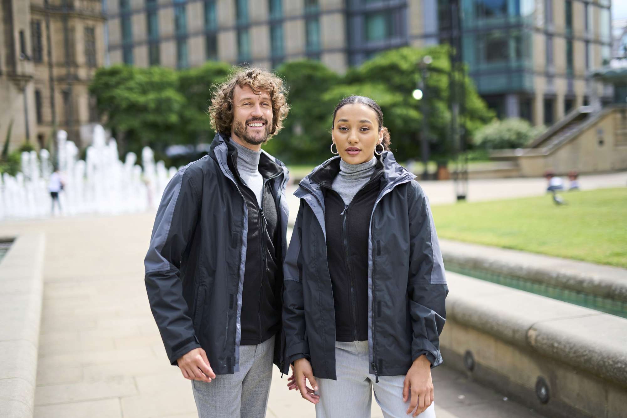 3-in-1 Jacke mit Fleece-Innenjacke für Damen