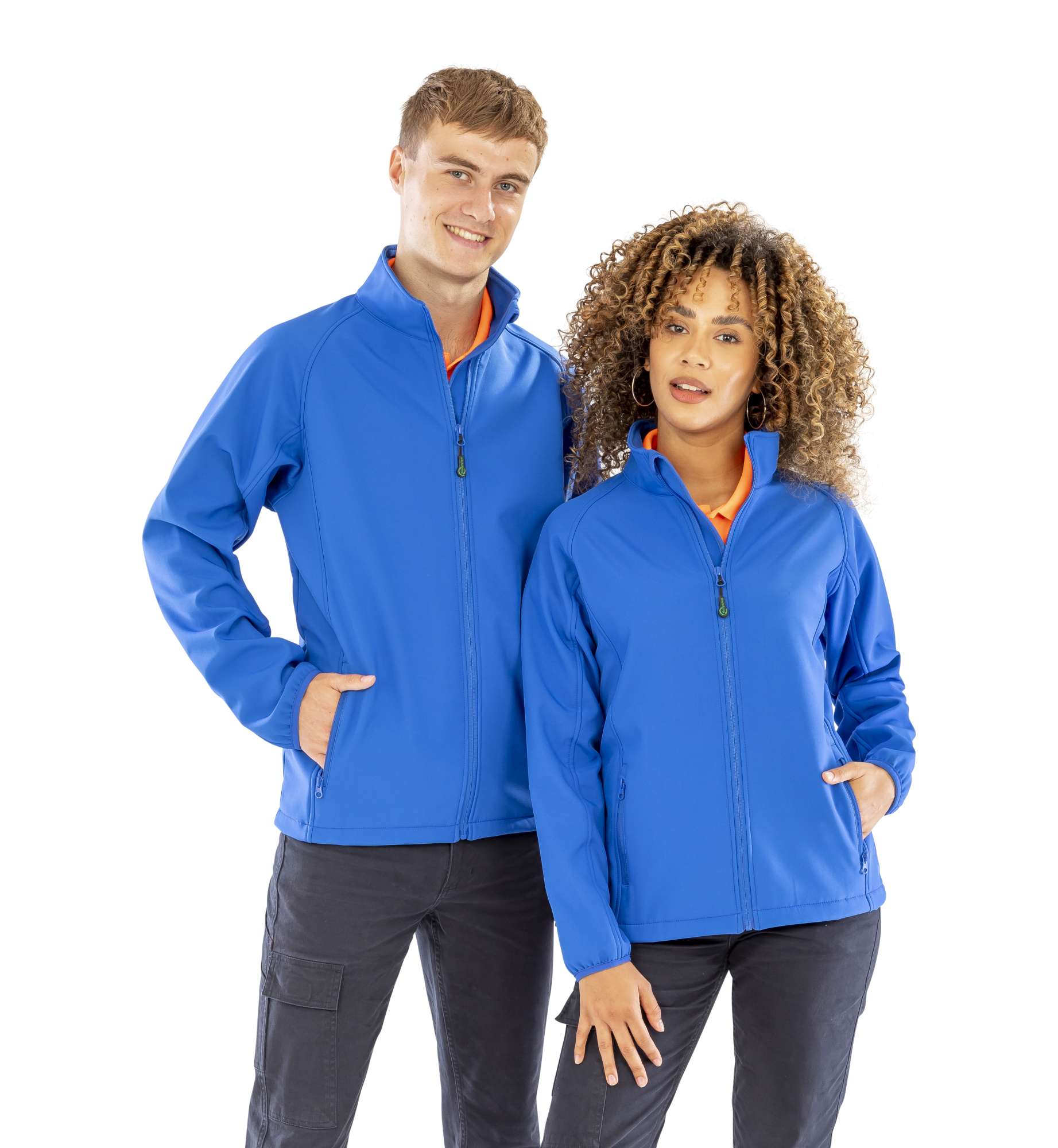 Result Genuine Recycled Recycelte Softshell-Jacke mit Brandingoption, Black L, RT901