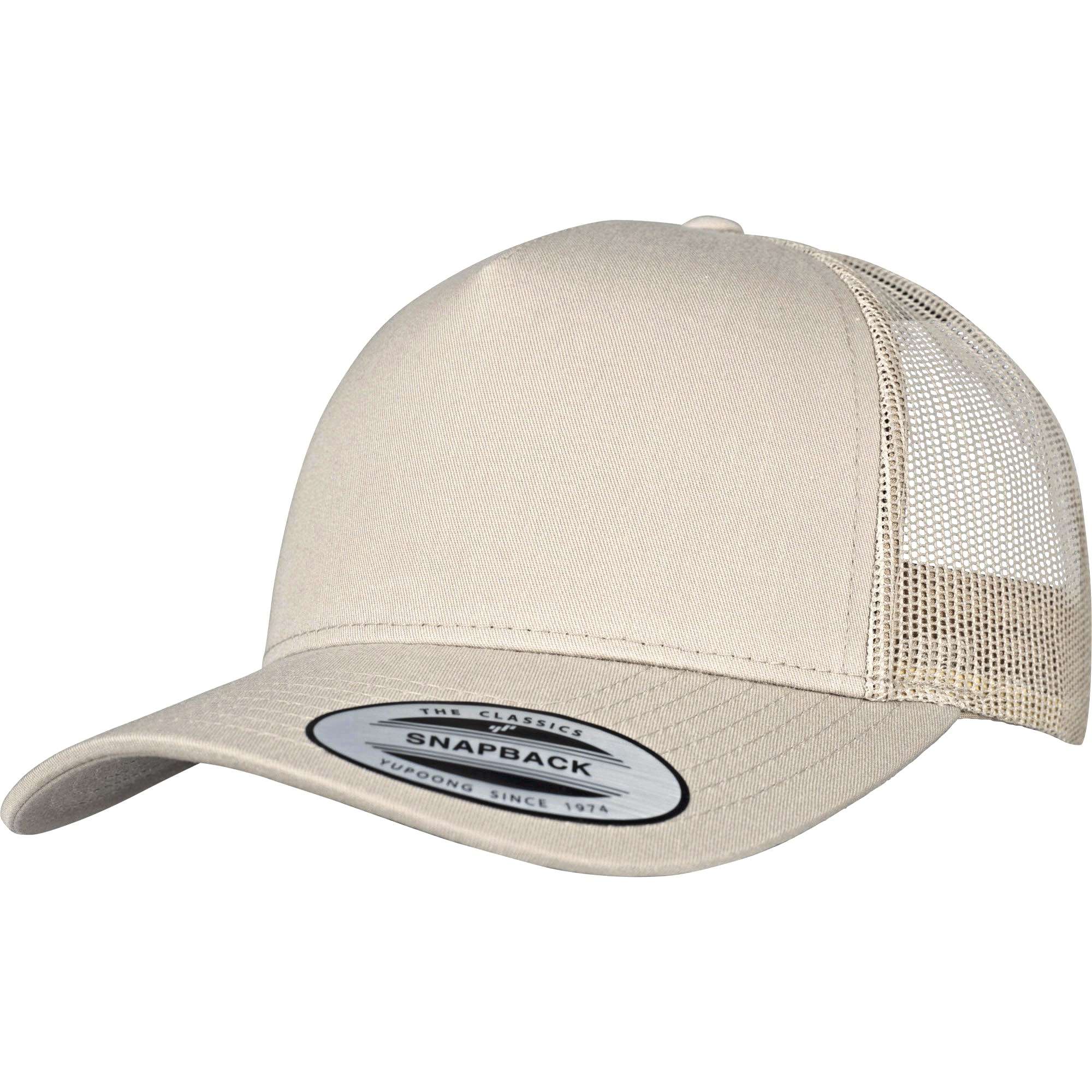 5-Panel Retro Trucker Cap Baumwolle-Mesh