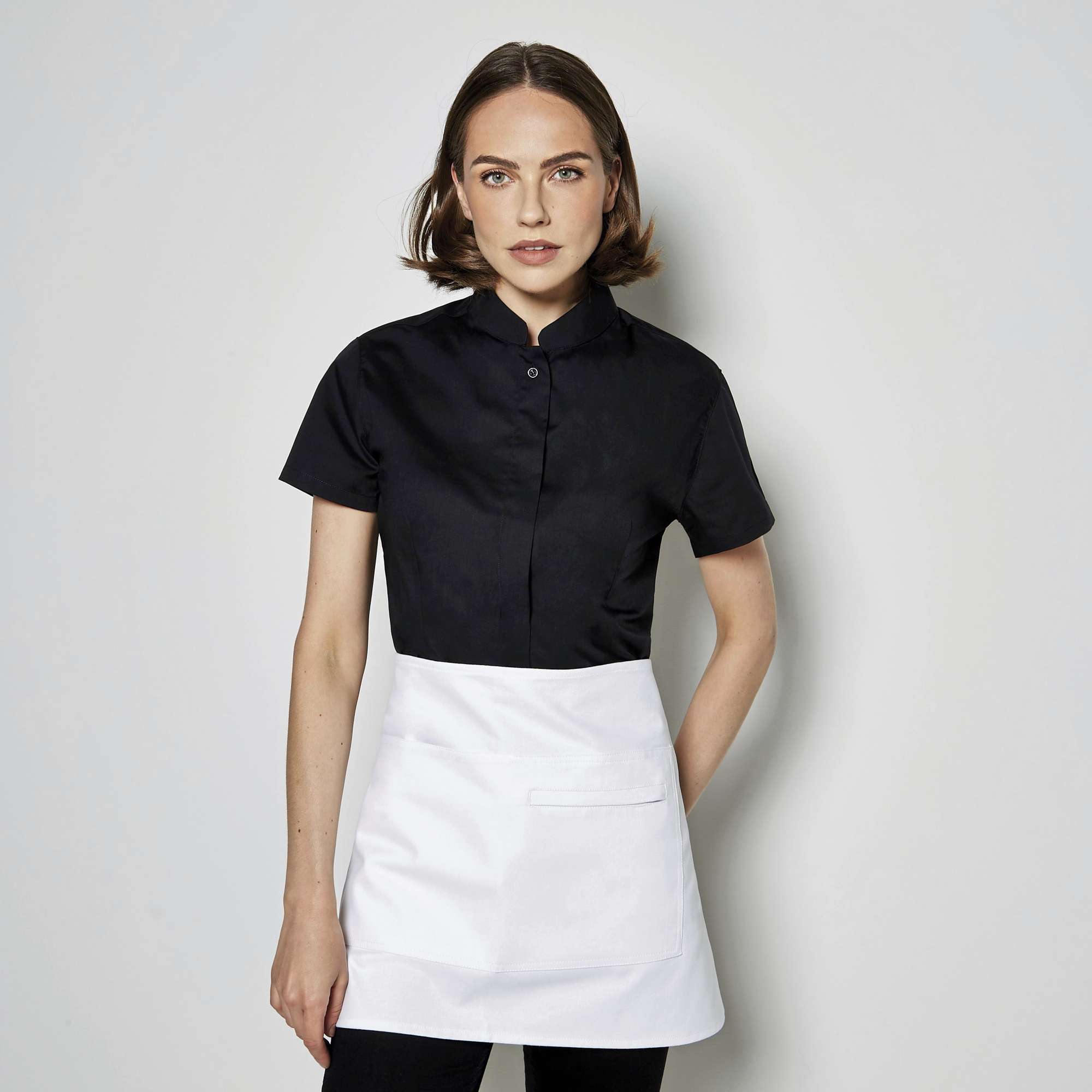 Elegantes Blusenshirt mit Mandarin-Kragen