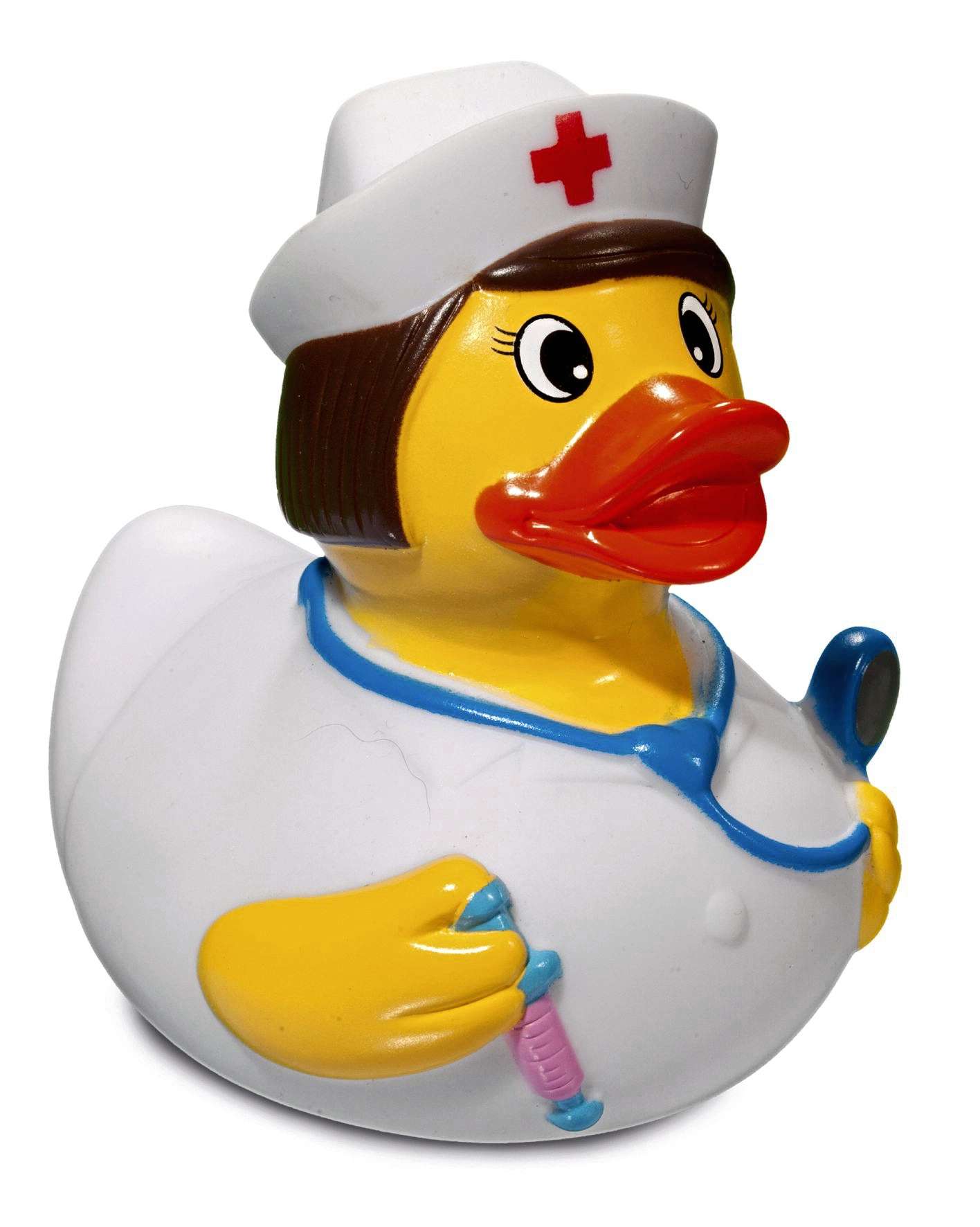Mbw Schnabels® Quietsche-Ente Krankenschwester 80mm, Standard 80 mm, MBW31181