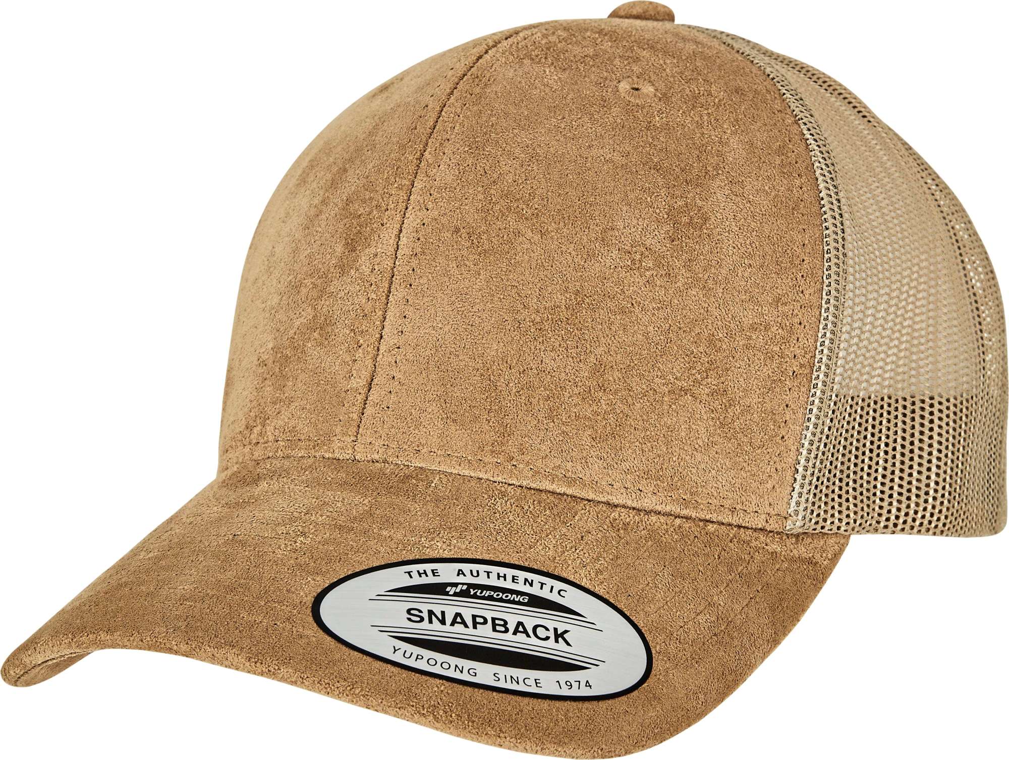 FLEXFIT Wildleder Trucker Cap mit Mesh