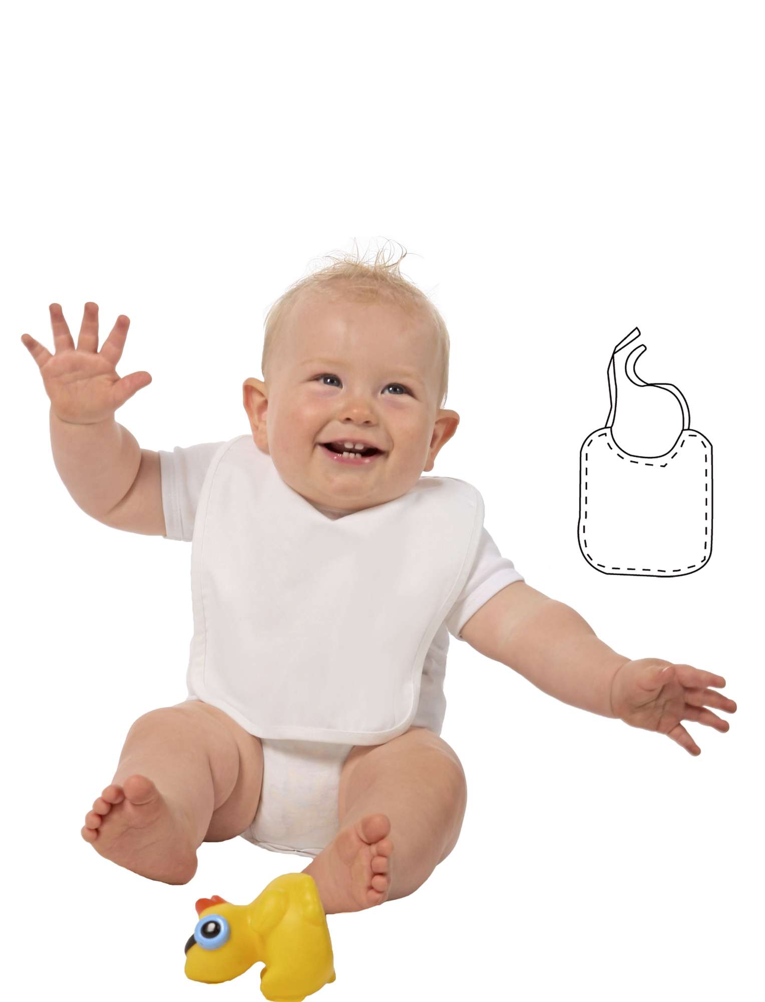Lätzchen aus gewebter Baumwolle für Kinder