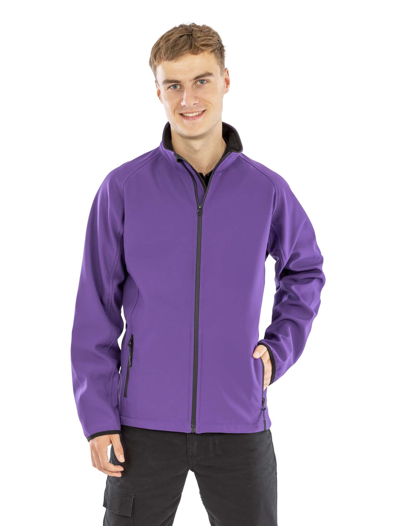 Result Core Bedruckbare Softshell-Jacke mit Microfleece, Navy/Navy S, RT231