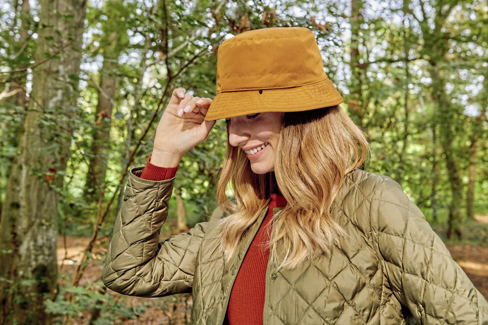 Bucket-Hut aus recyceltem Polyester