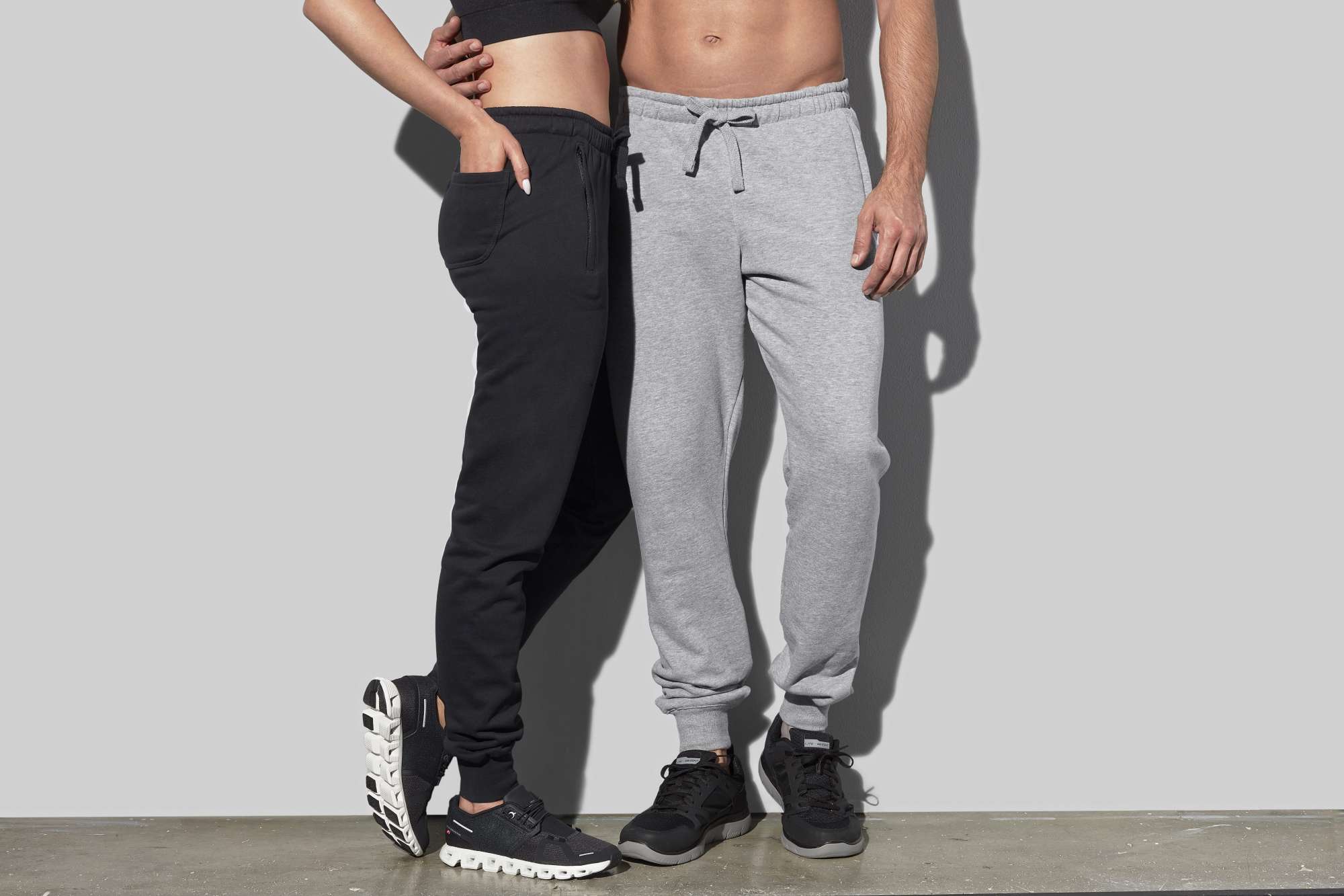 Stedman® Recycelte Sweatpants mit Kordelzug, Black Opal XL, S5650