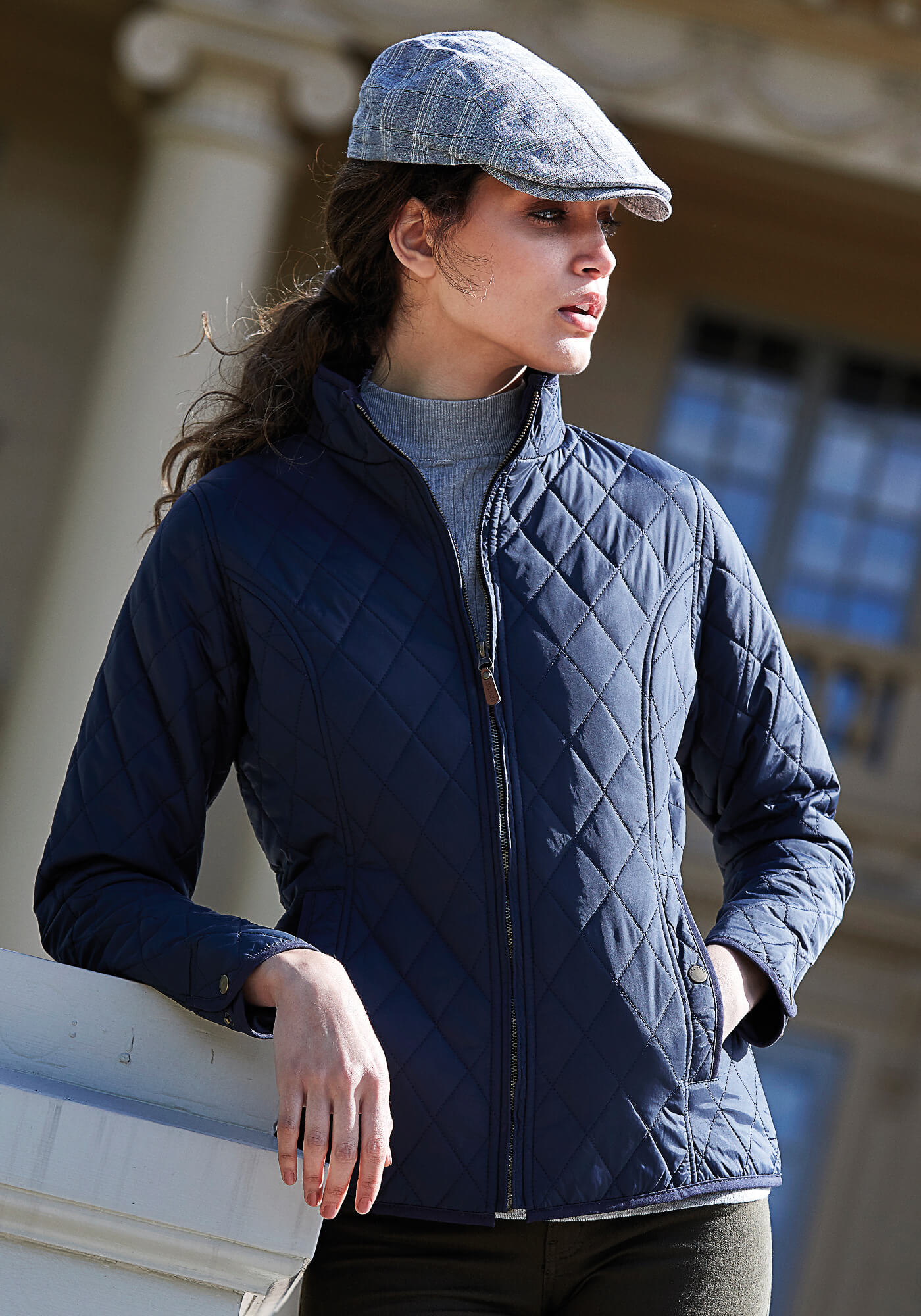 Taillierte Richmond Jacke aus Nylon