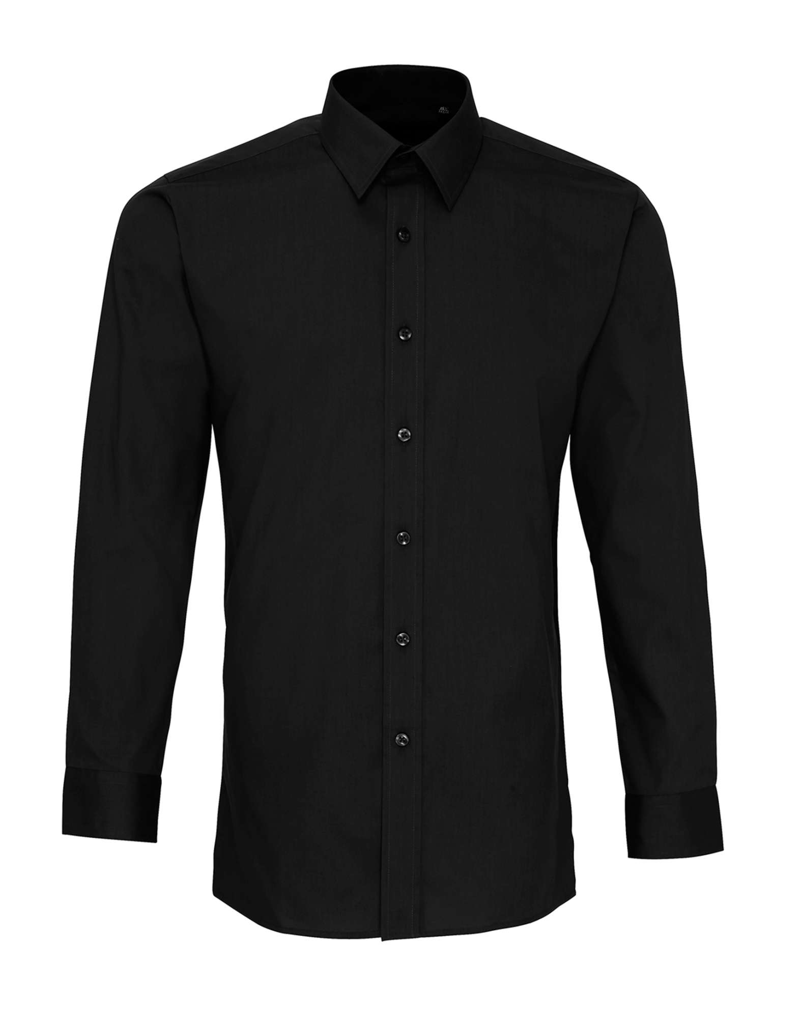 Langarm Slim Fit Popeline Hemd für Herren