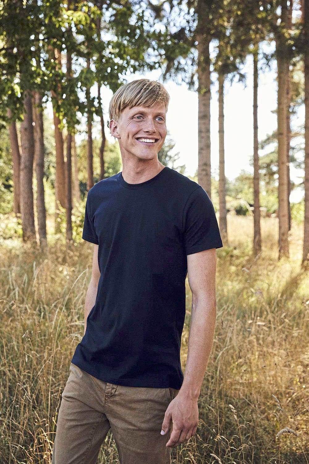 Bio-Baumwolle Slim Fit T-Shirt Tiger