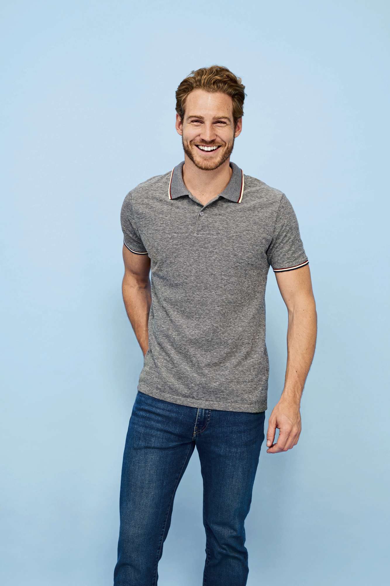 Polo Shirt Paname mit Streifen für Herren