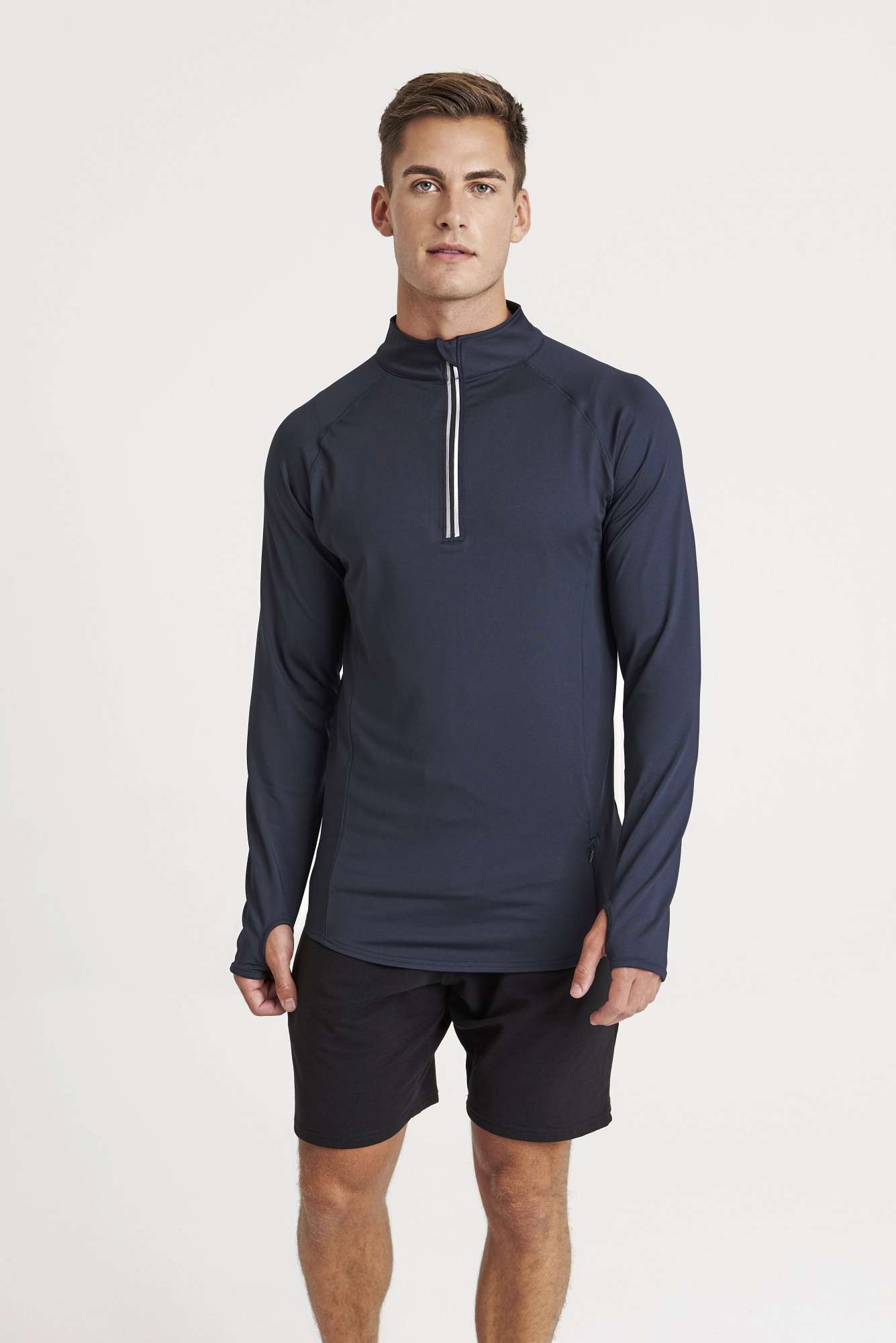 Cool-Flex 1/2 Zip Langarmshirt Slim Fit