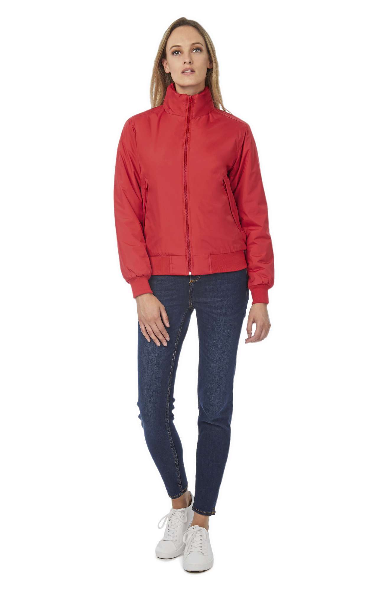 Wattierte Damen Blouson-Jacke mit Kapuze