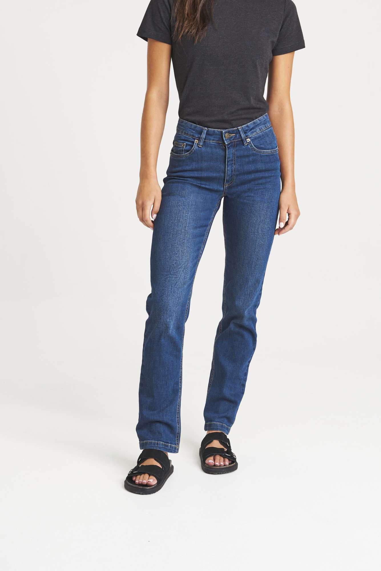 So Denim Stretch-Denim Jogginghose mit 5 Taschen, Dark Blue Wash 8(36)/32, SD011