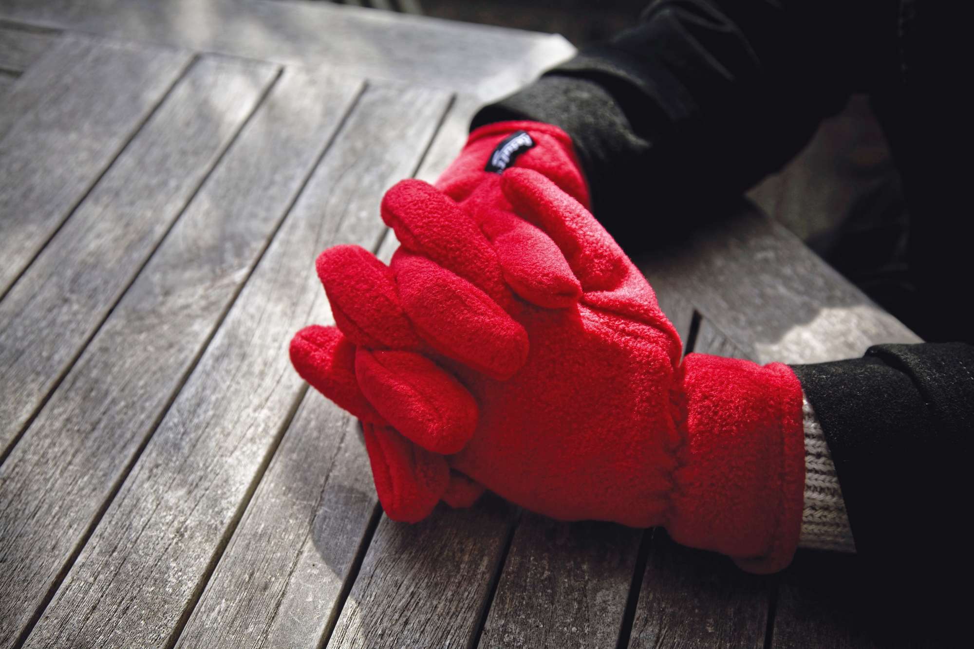 Result Winter Essentials Polartherm™ Fleecehandschuhe mit elastischem Abschluss, Grey L, RT144