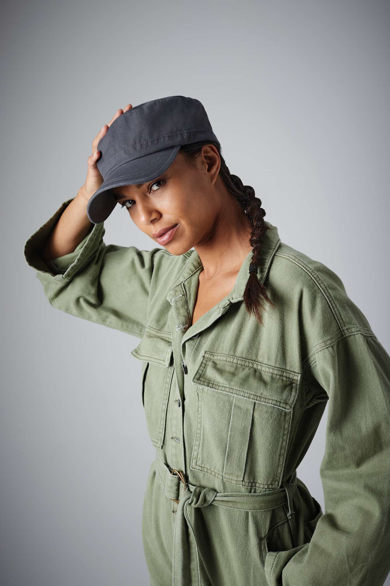 Beechfield Army Cap aus gewaschener Baumwolle, Khaki One Size, CB34