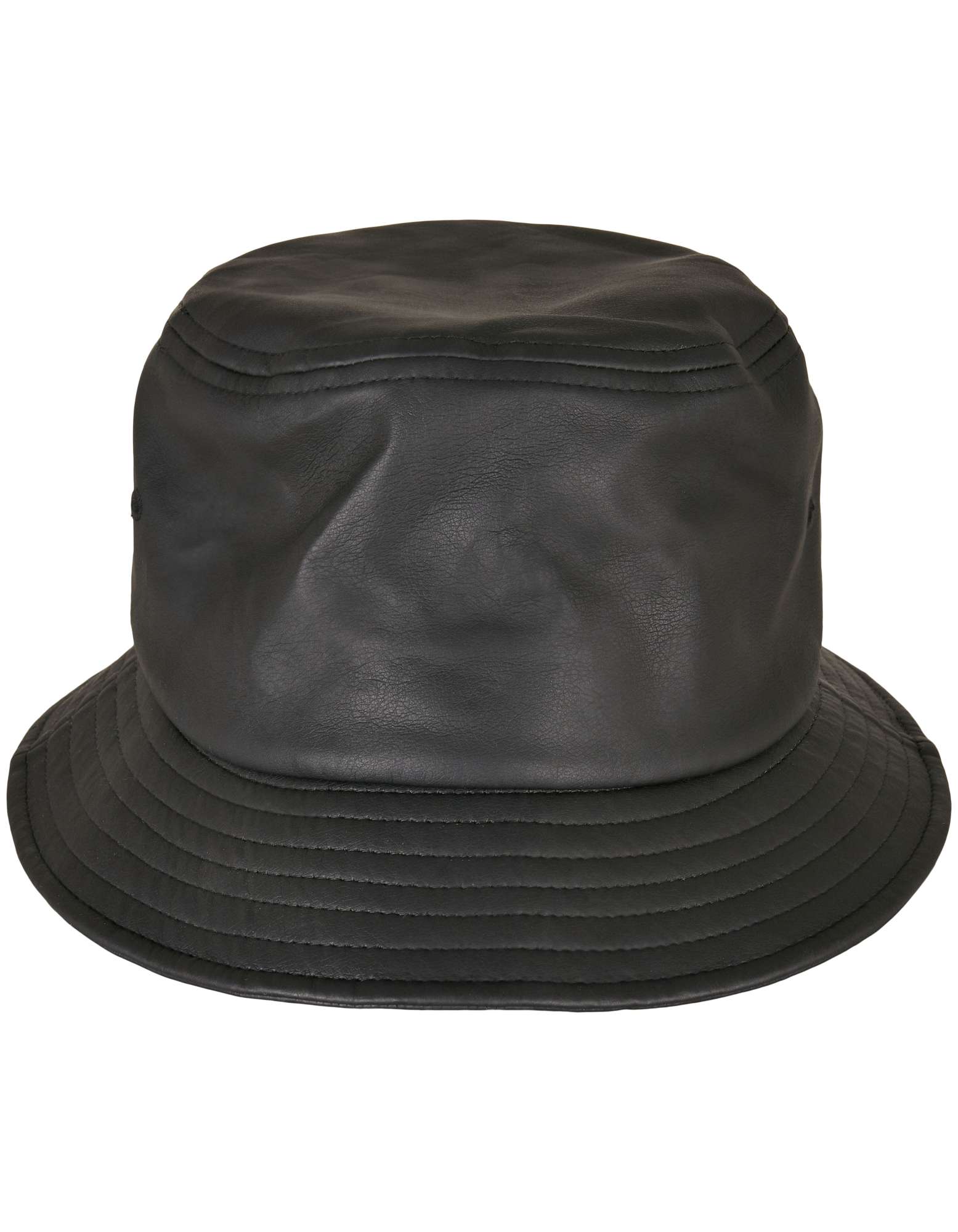 Flexfit Bucket Hat in Kunstlederoptik