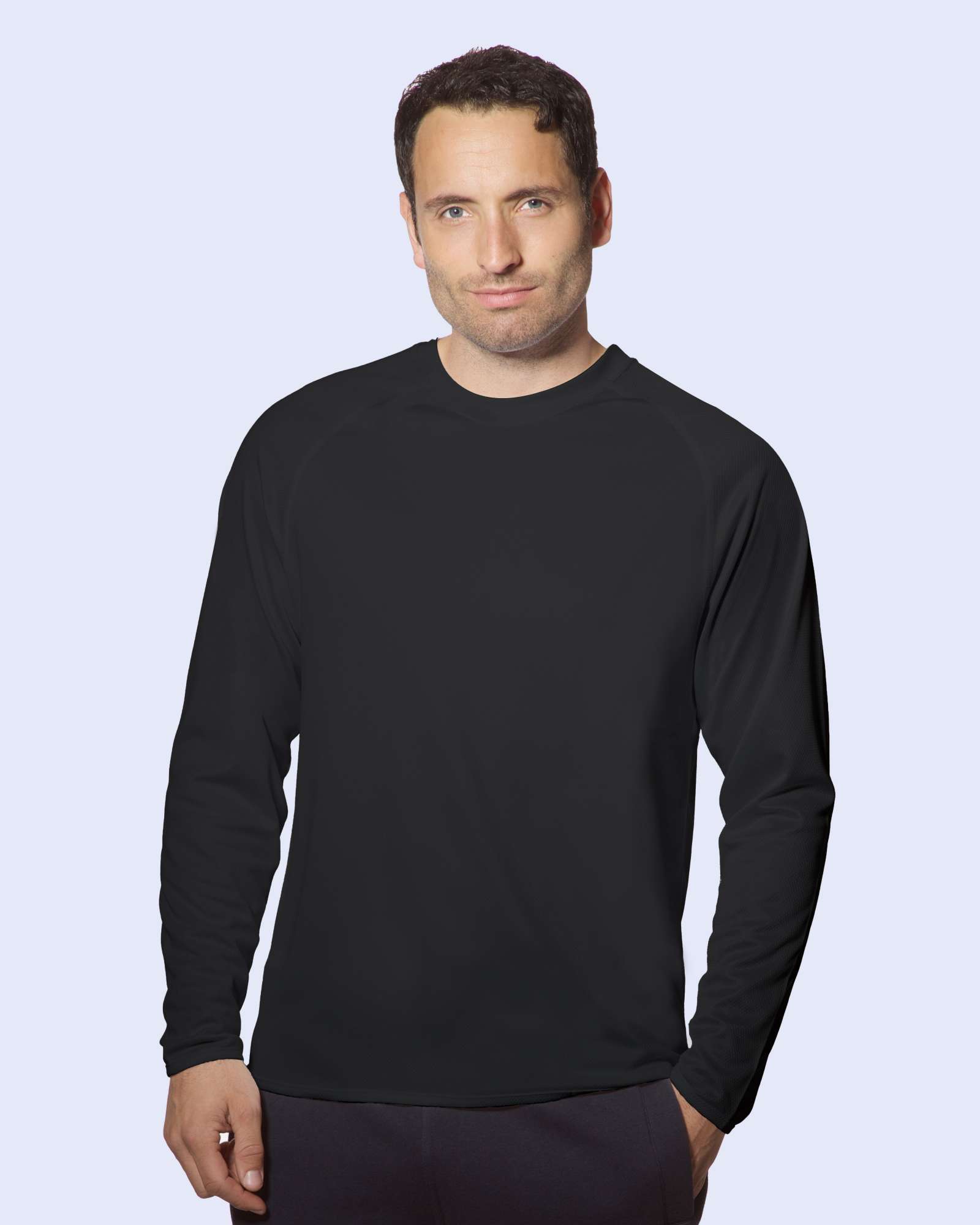 Starworld Langarm Sportshirt mit Raglan-Ärmeln, White XL, SW300LS