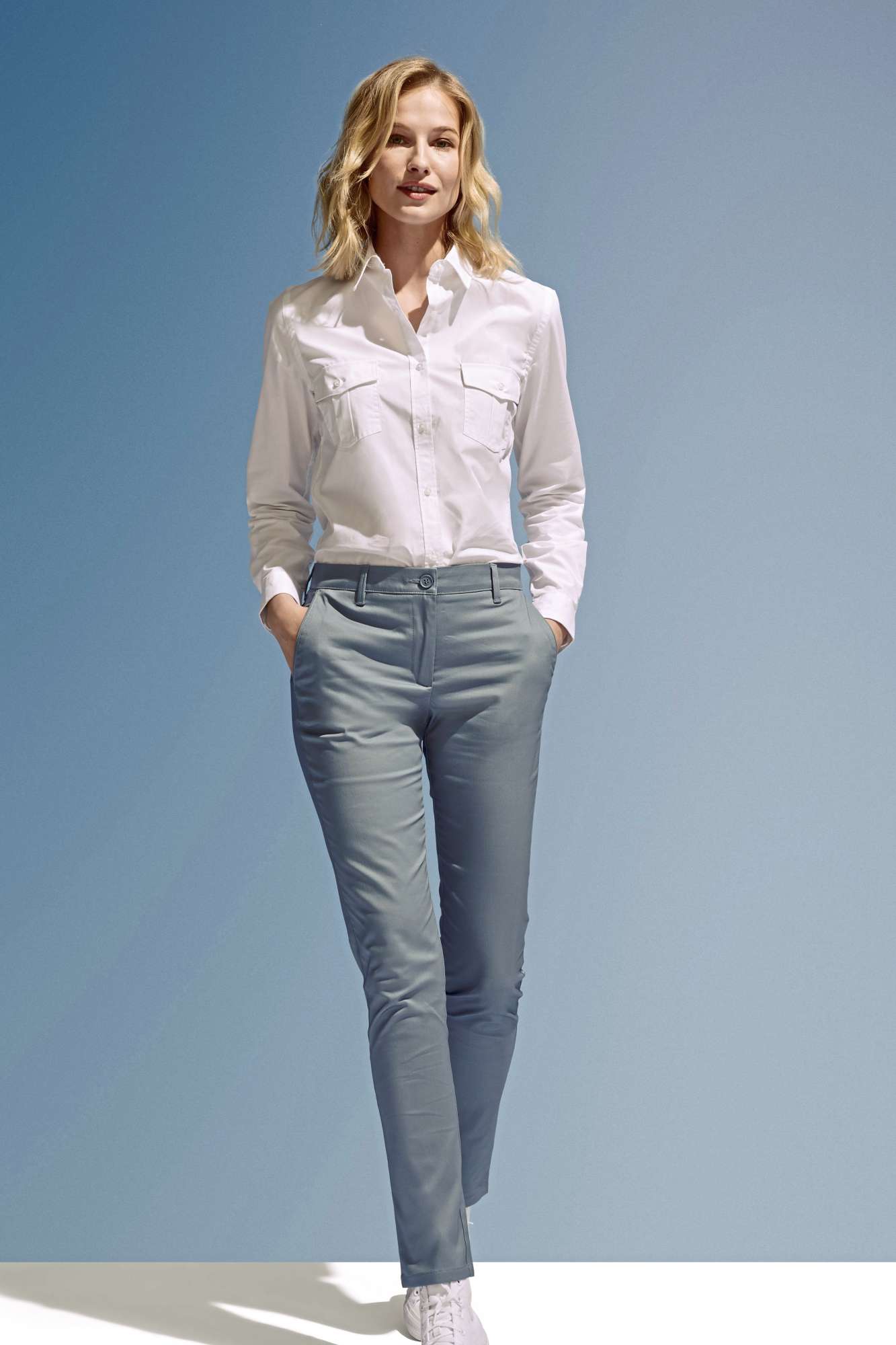 SOL´S Jared Hose aus Satin für Damen, Creamy Dark Blue 36, L02918