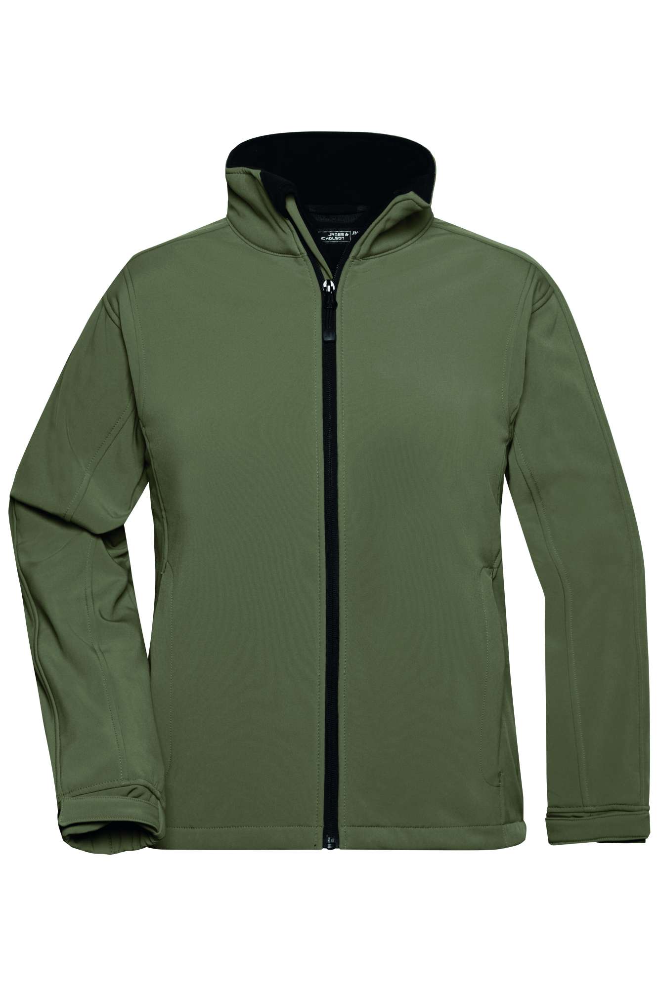 James&Nicholson Softshell-Jacke mit TPU-Membran für Damen, Carbon XL, JN137