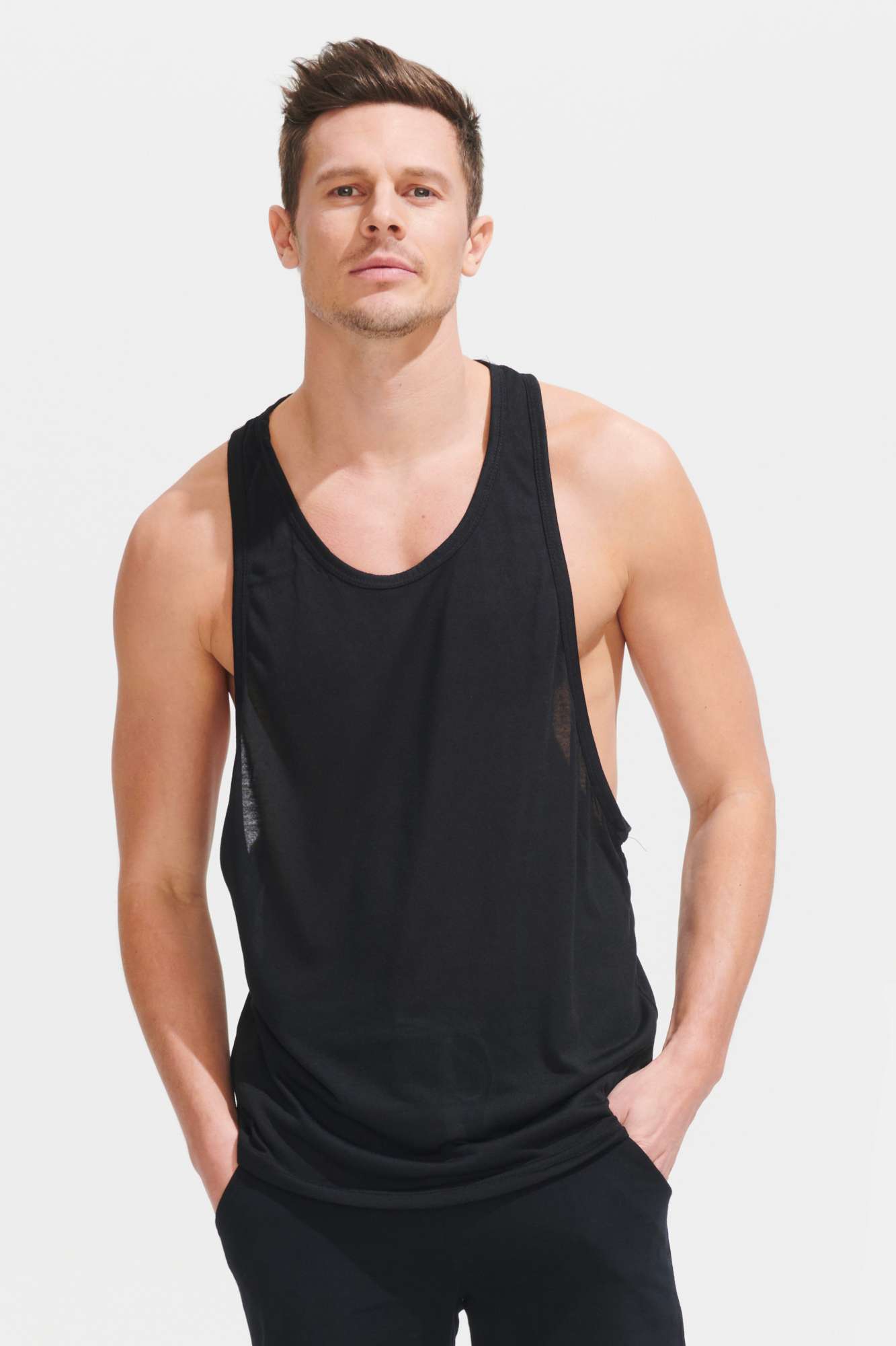 Rundhals-T-Shirt aus Baumwolle für Kinder