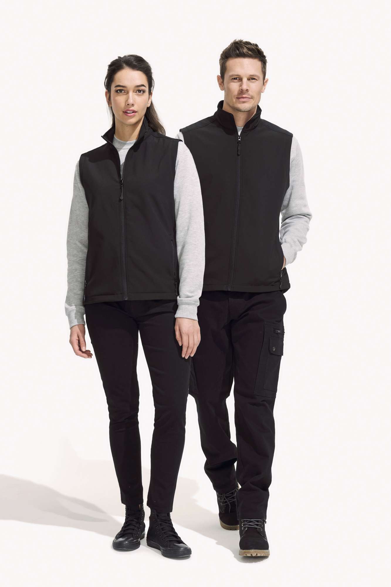 Softshell Weste mit Fleecefutter für Damen