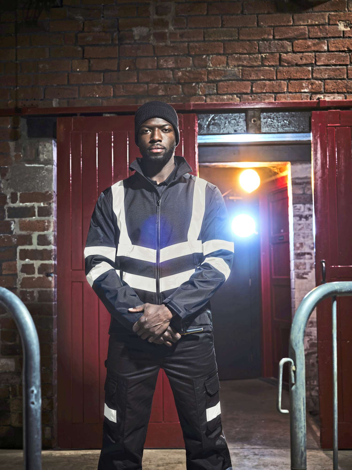 Reflektierende Softshell-Jacke mit Isolierung
