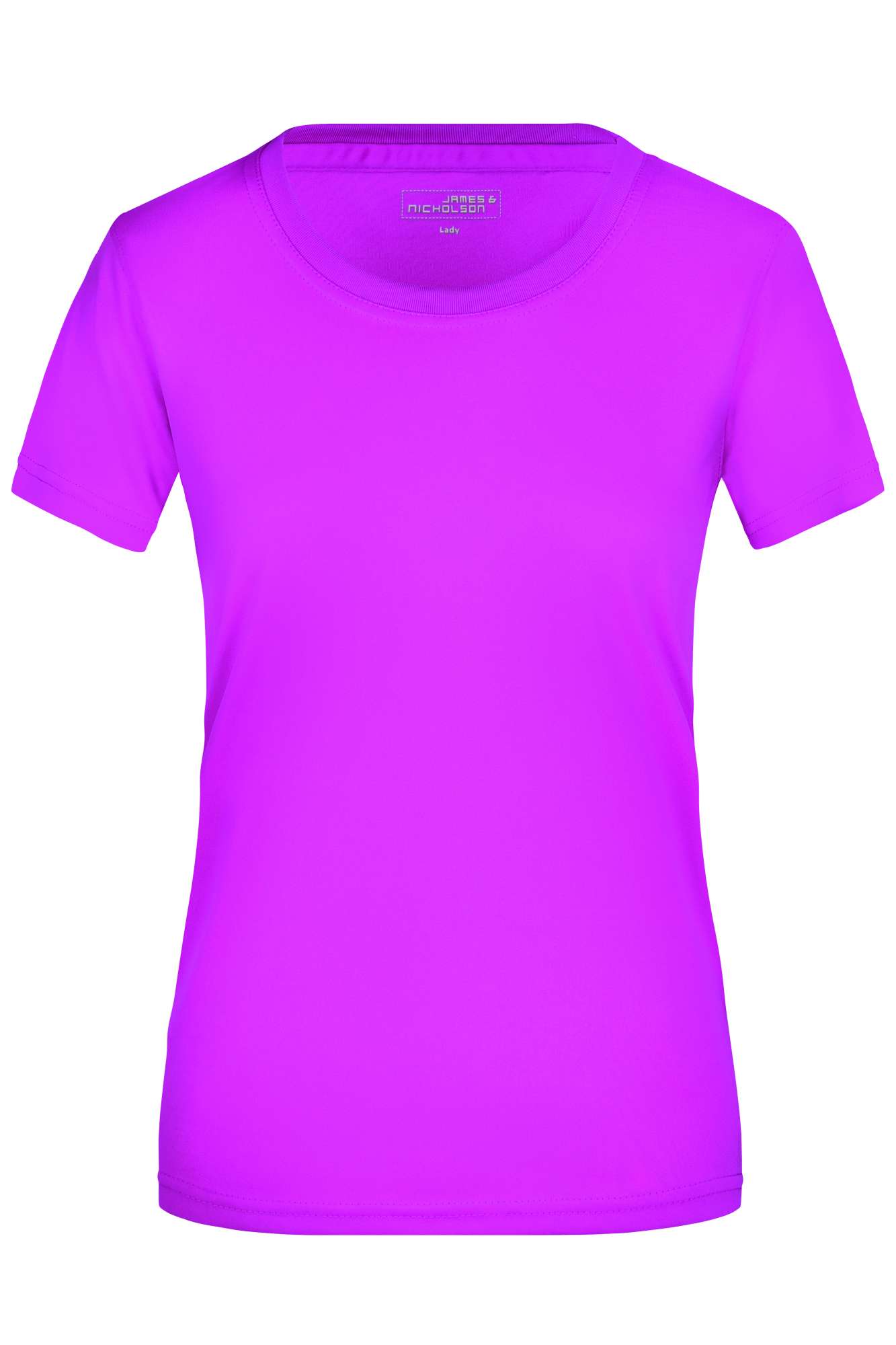 James&Nicholson Active-T-Shirt taillierter Schnitt für Damen, Navy M, JN357