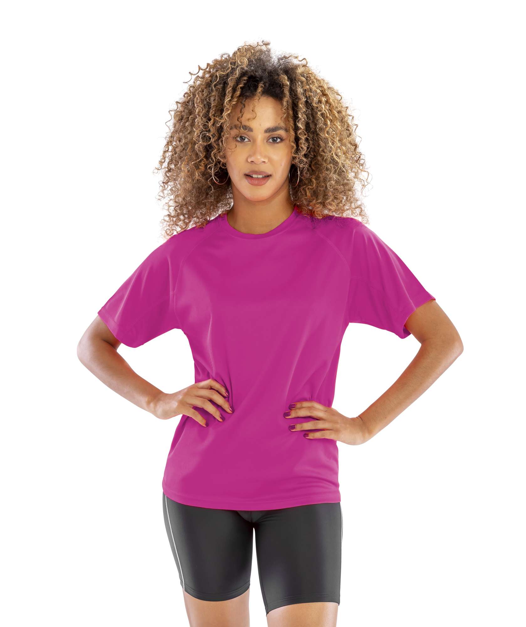 SPIRO Impact Aircool Performance Tee Navy XL (RT287), RT287