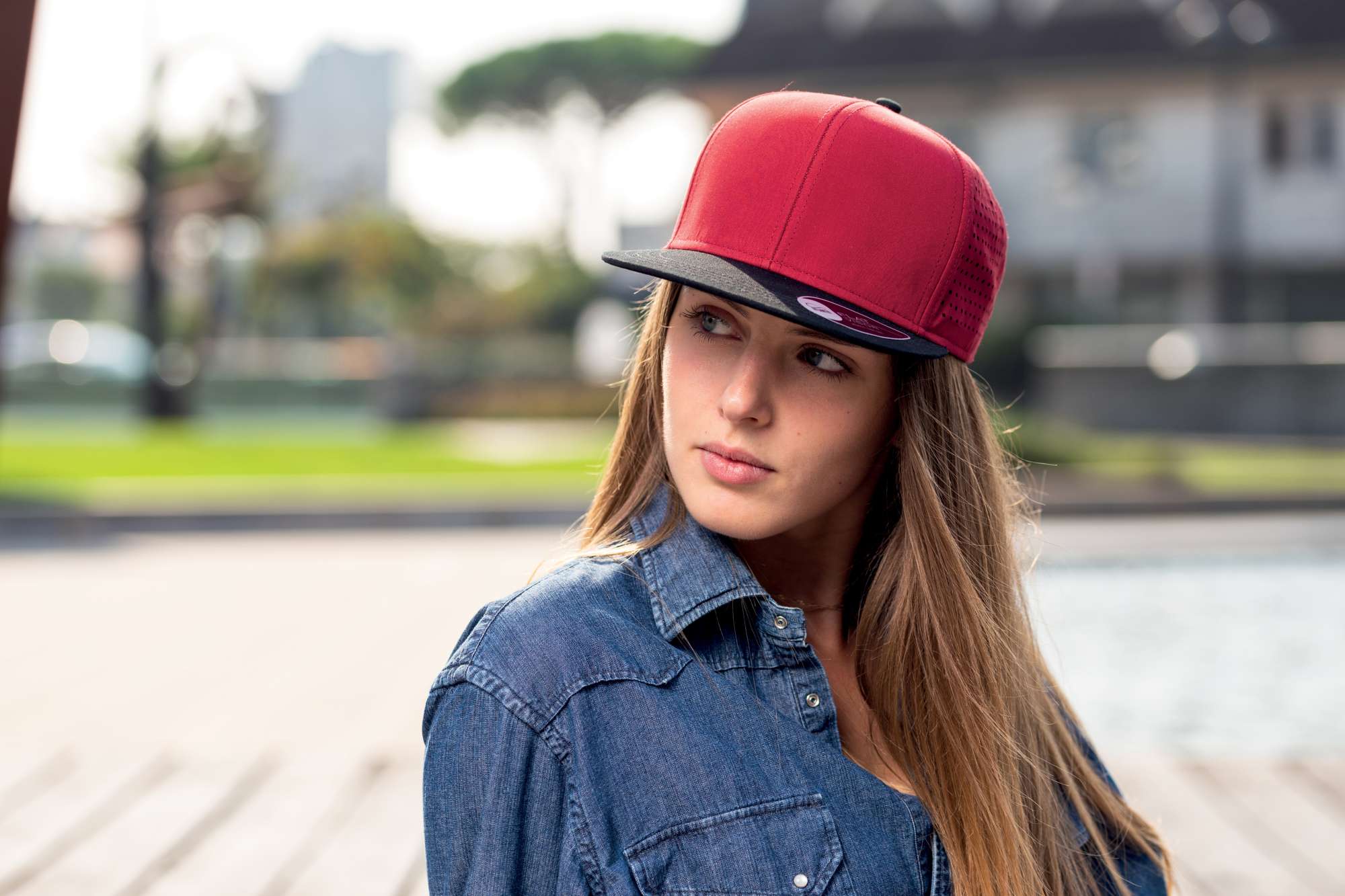 Bank Cap mit PVC-Verschluss und Chino-Schirm