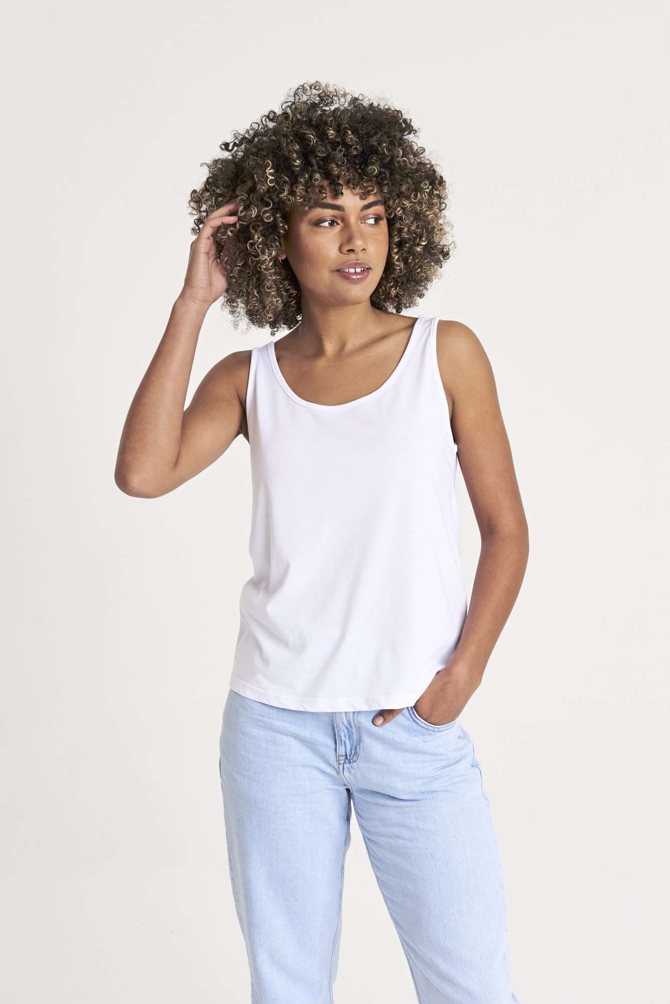 Just T's Tank Top aus Triblend-Material für Damen, Dusty Pink XL, JT017