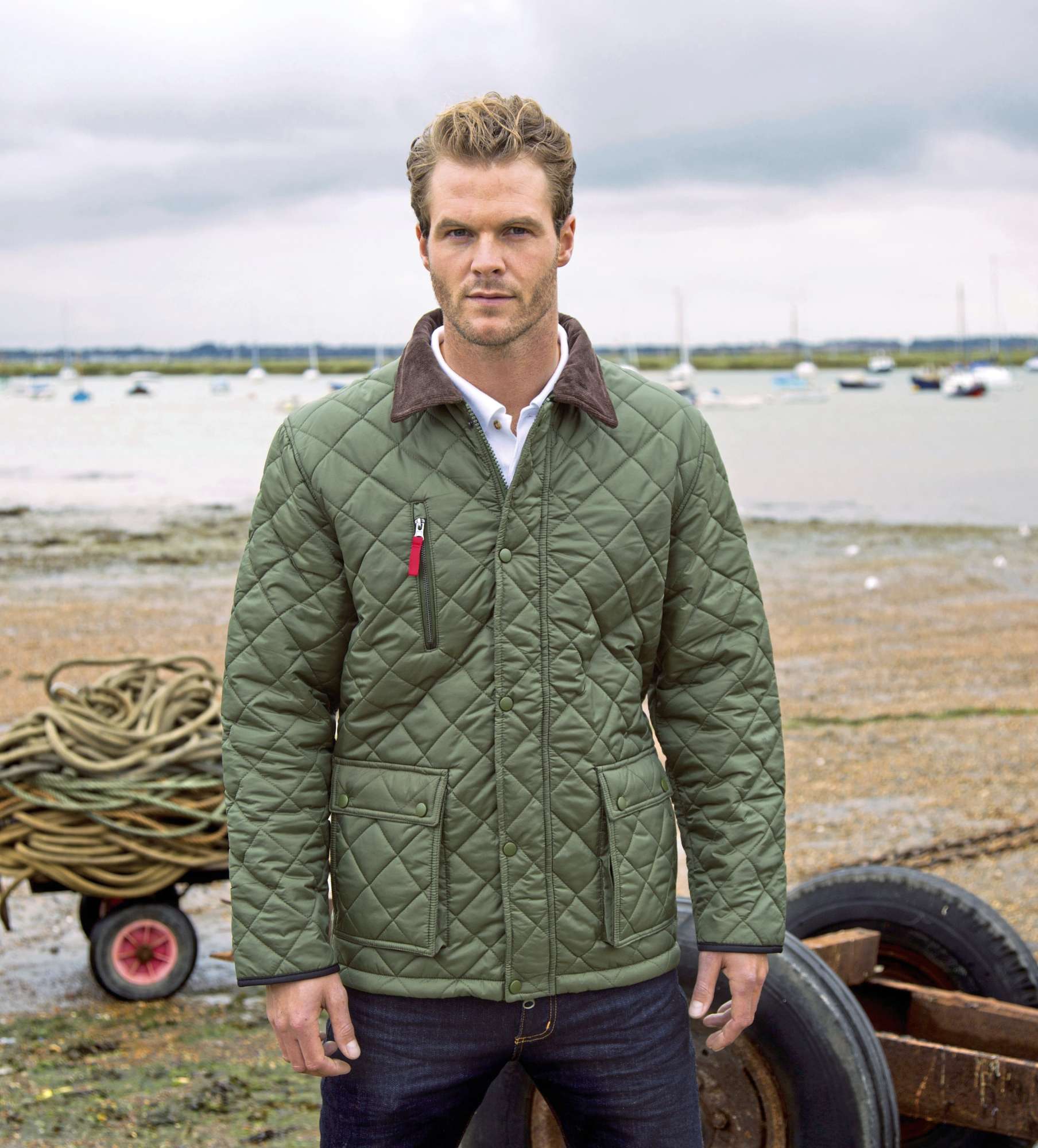 Cheltenham Gold Jacke mit Fleece-Innenauskleidung