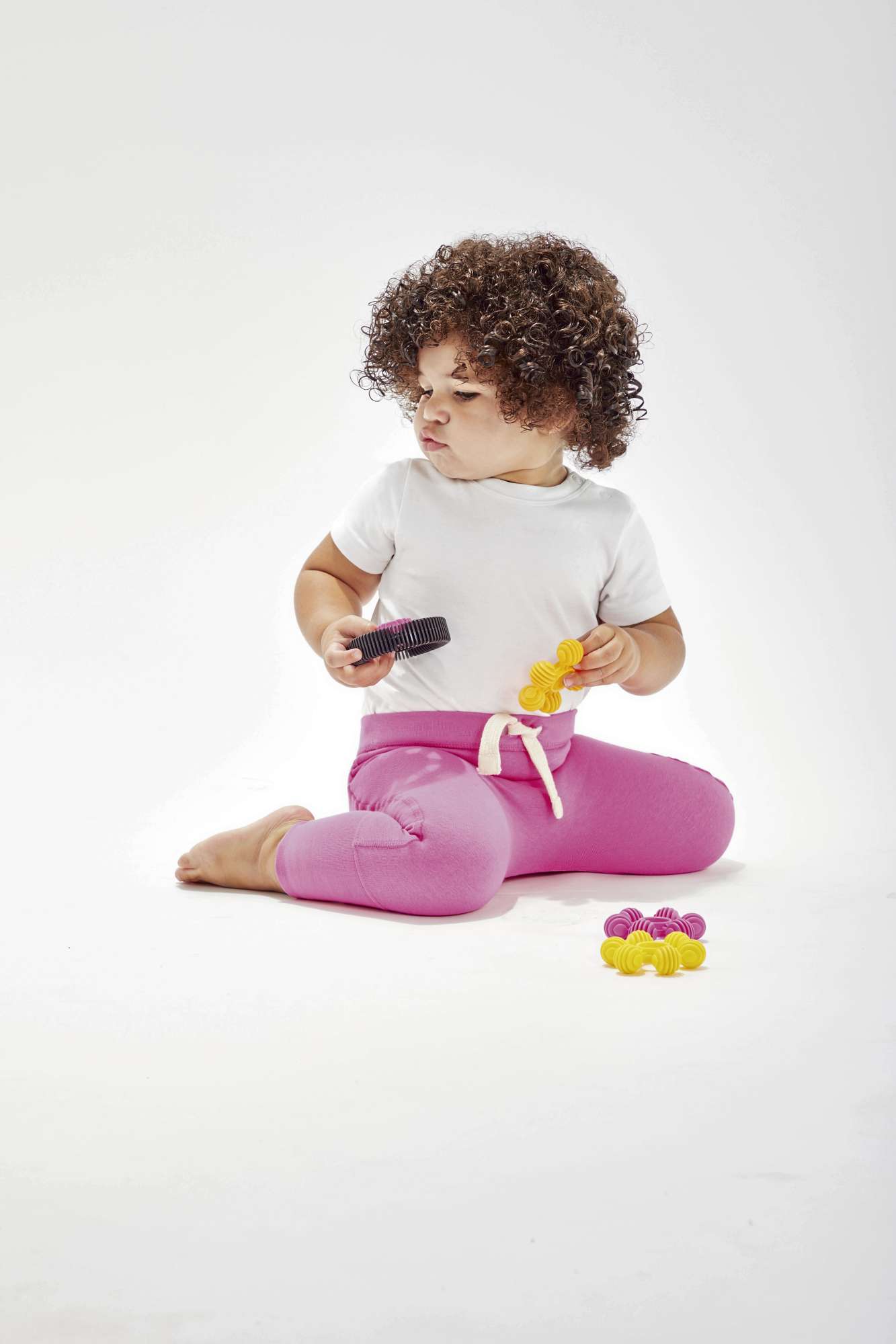 Bio-Baumwoll Baby Sweatpants mit Bündchen