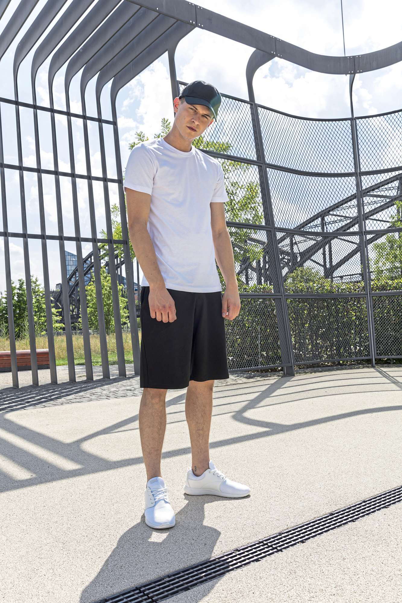 Terry Shorts mit Kordelzug und Loose Fit