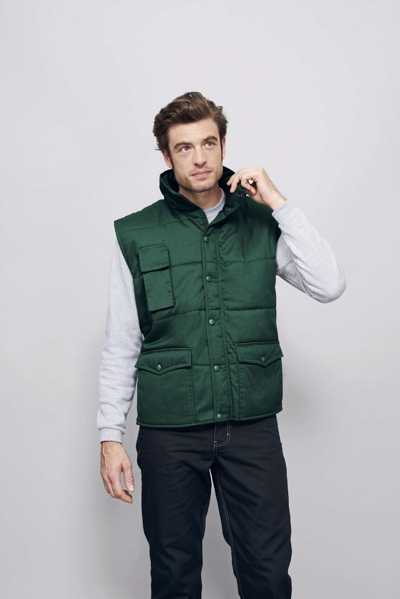 SOL´S Bodywarmer Equinox Pro, Polyester-Baumwoll-Mix, Bottle Green XL, LP80503