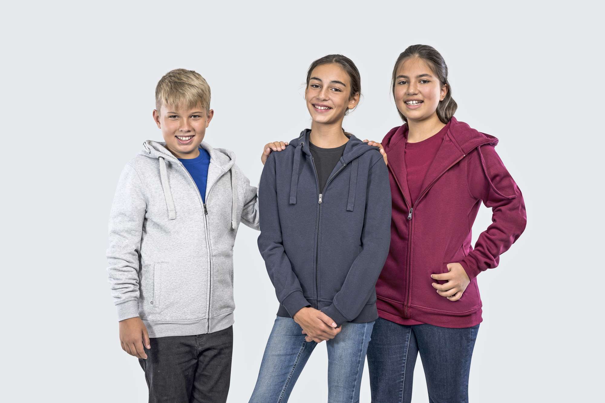 Premium Kapuzenjacke mit Taschen für Kinder
