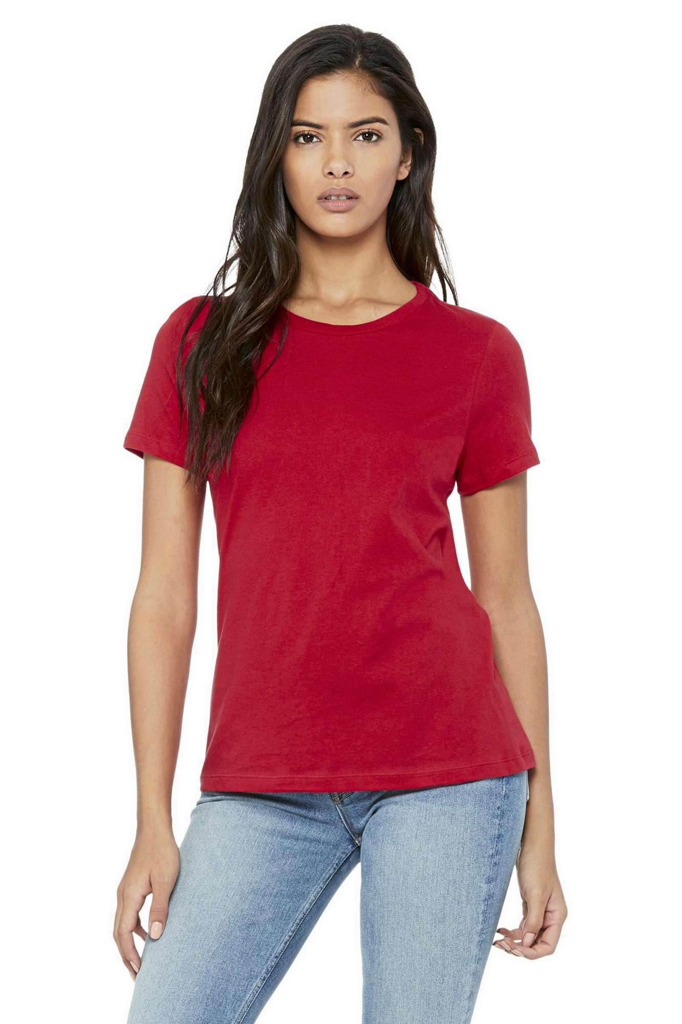 Relaxed Jersey T-Shirt Rundhals 2023