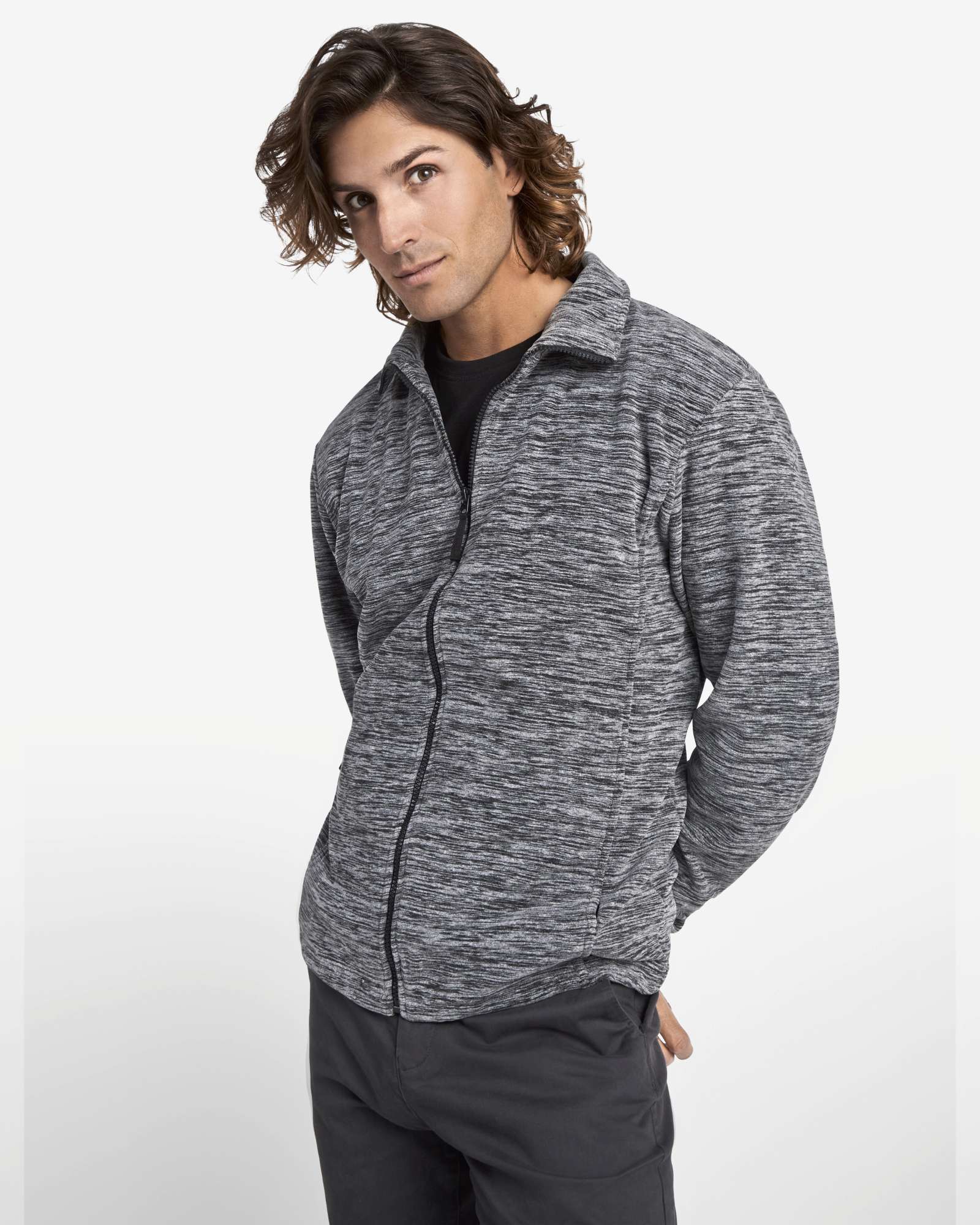 Fleecejacke Artic mit Kordelzug für Herren