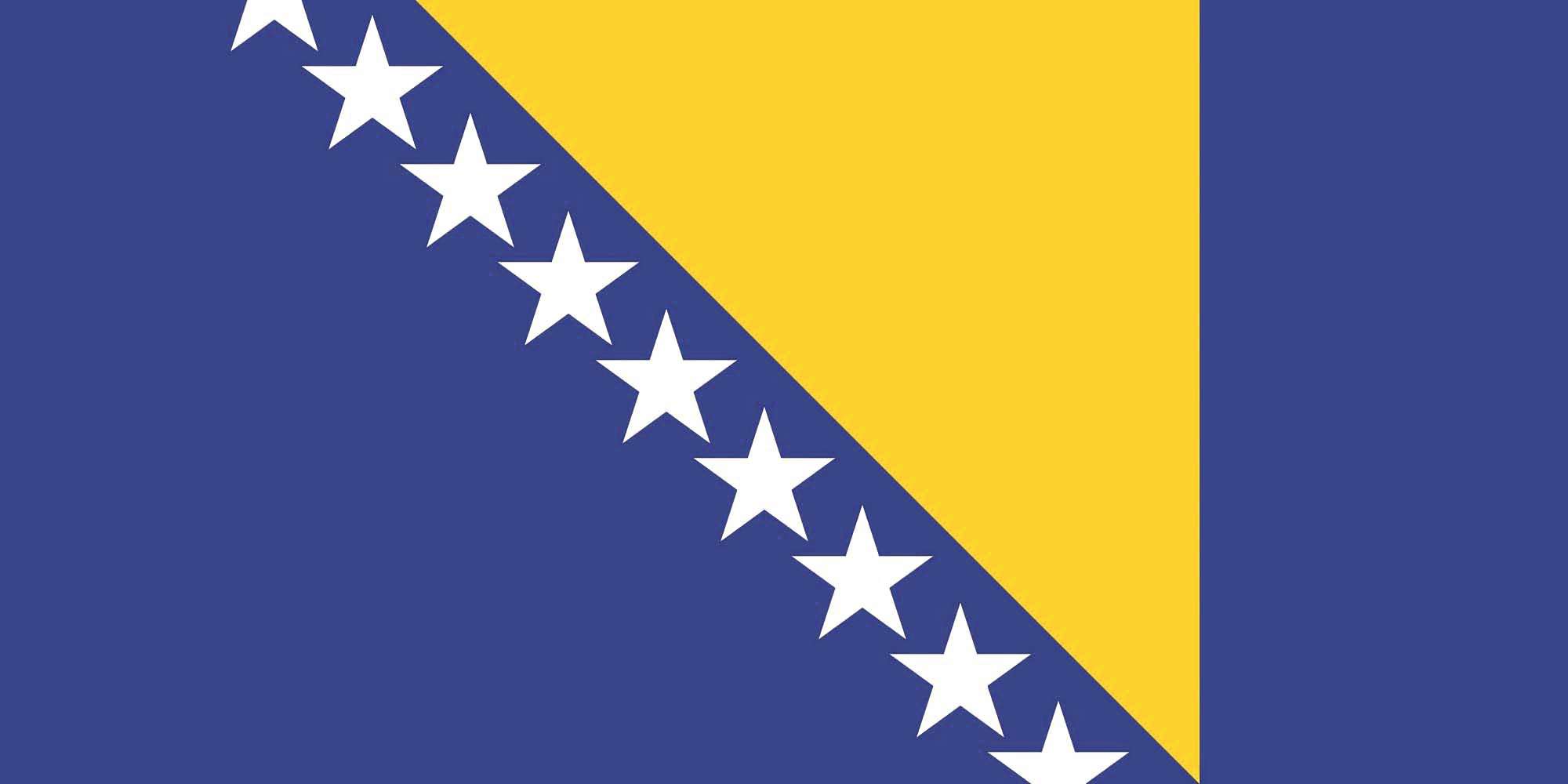 Fahne Bosnien und Herzegowina 90x150 cm