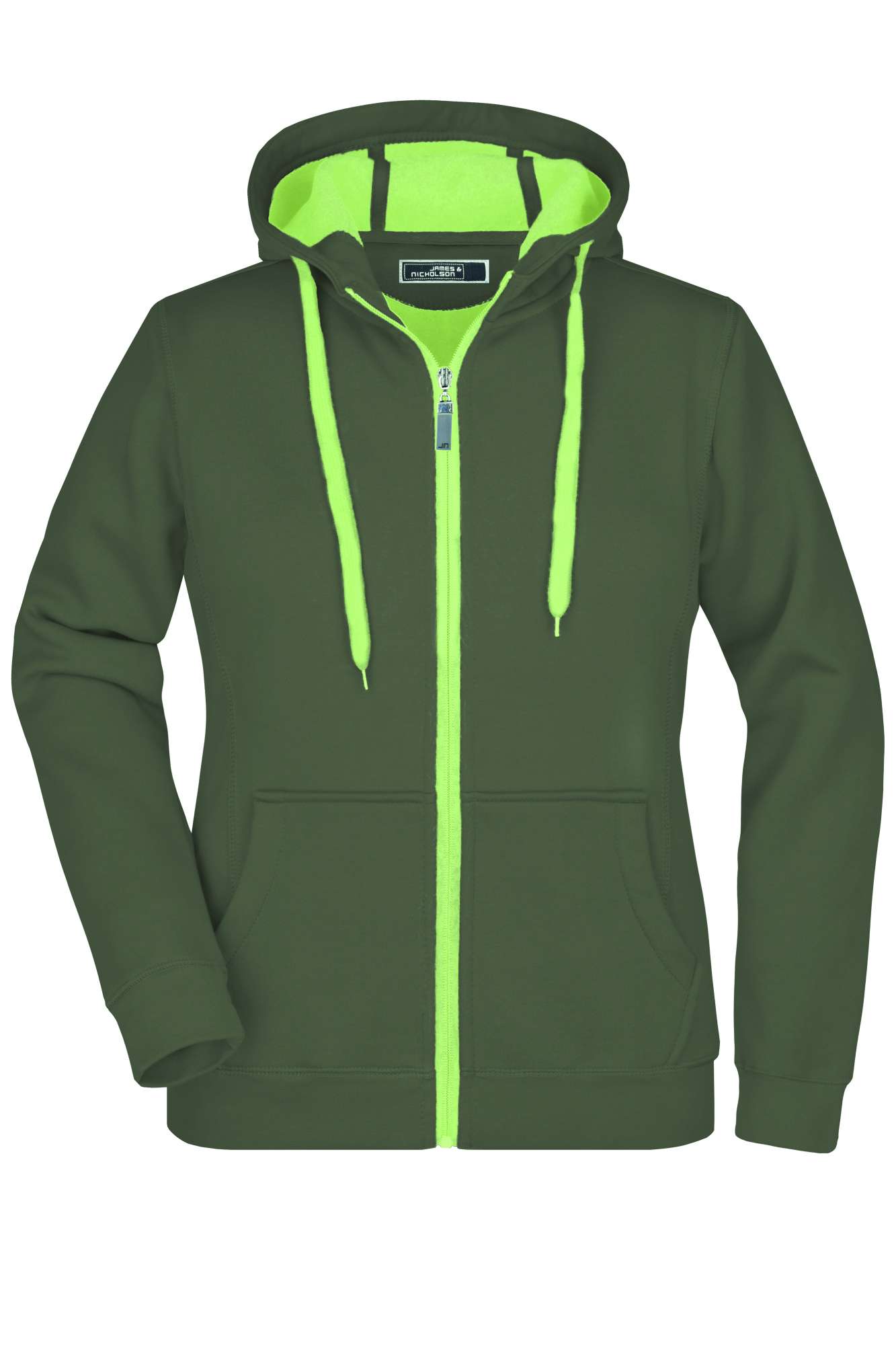 Doubleface Jacke mit Kapuze für Damen