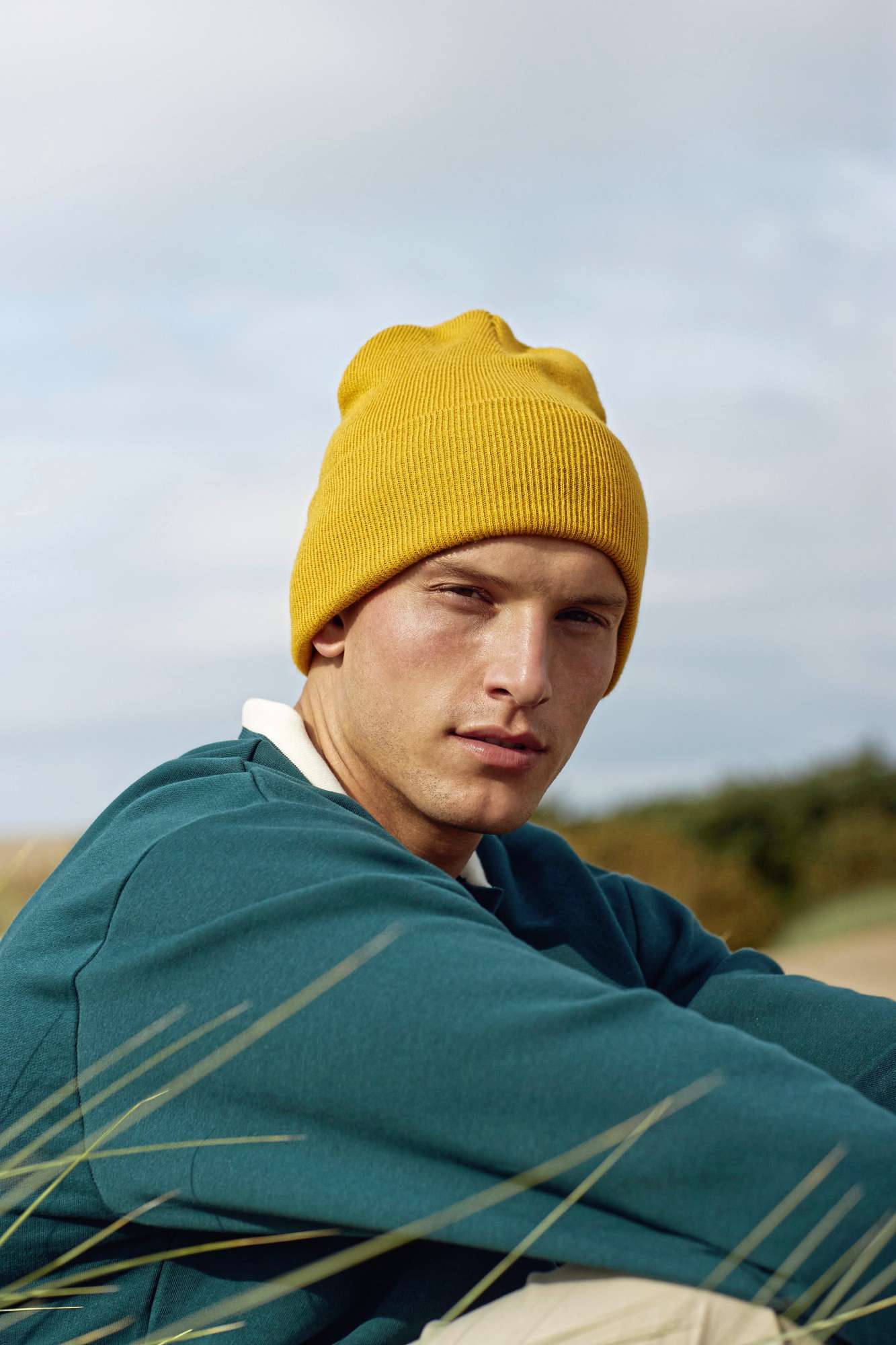 Nachhaltiger Beanie mit breitem Umschlag