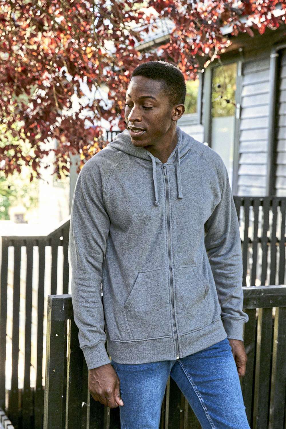 Fairtrade Zip Hoodie aus Bio-Baumwolle