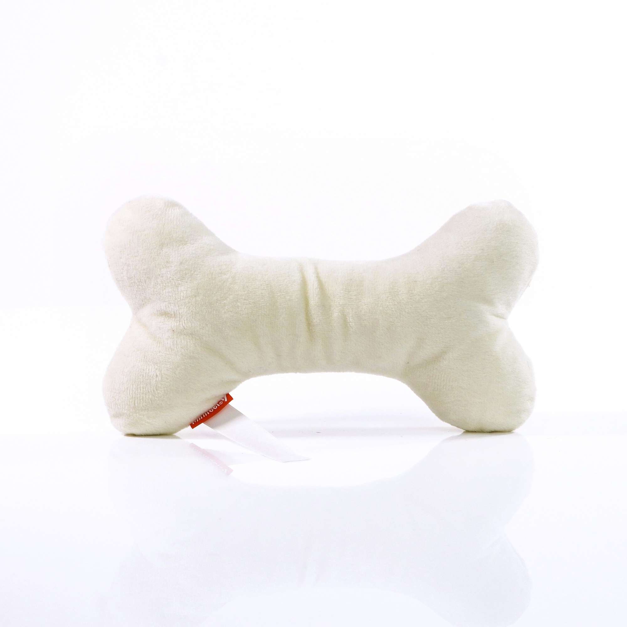 Mbw MiniFeet® Hundespielzeug Knochen mit Quietschfunktion, Creme One Size, MBW170008