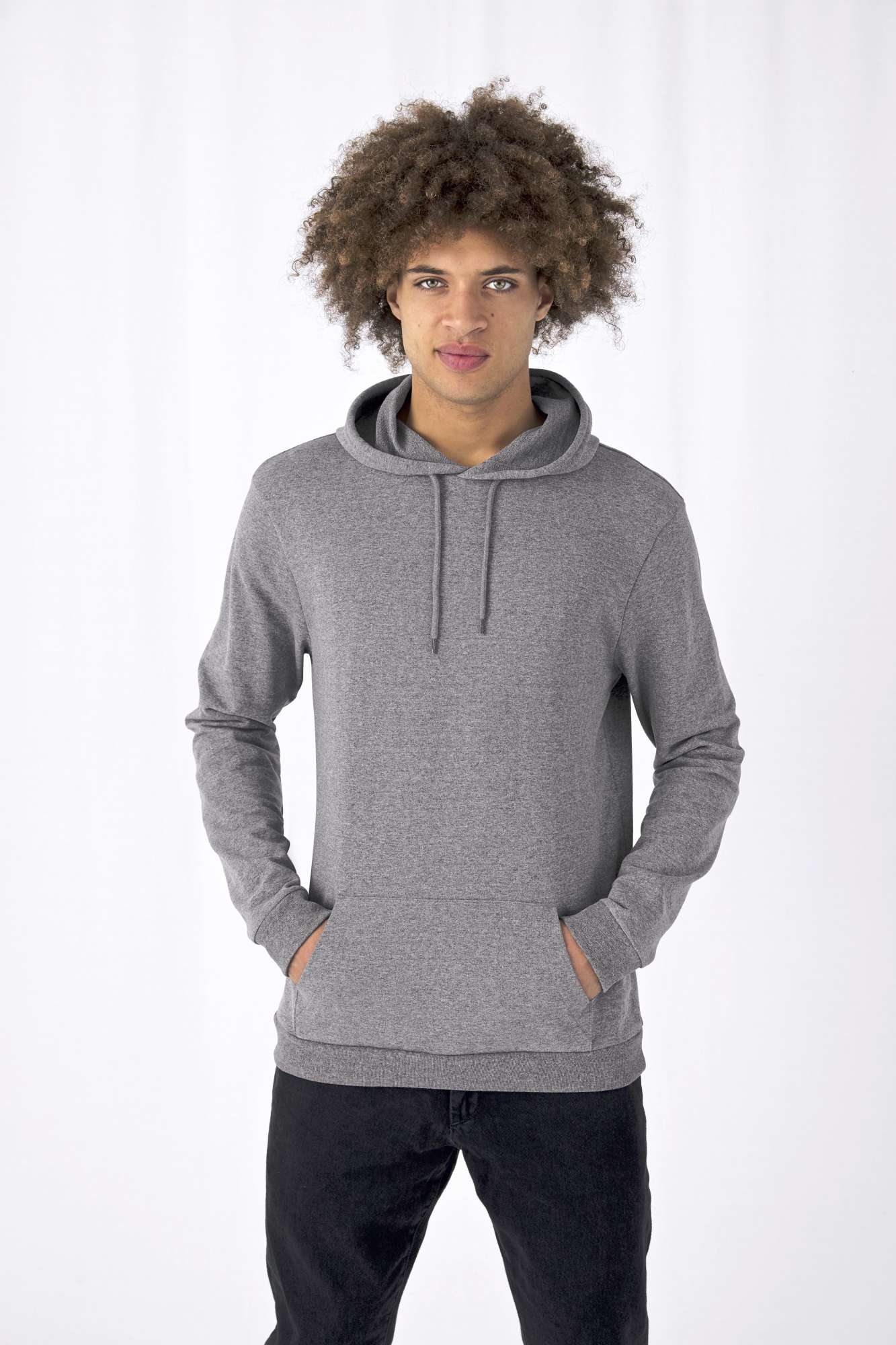 B&C Nachhaltiger Hoodie aus Baumwolle-Polyester, Forest Green XS, BCWU03W