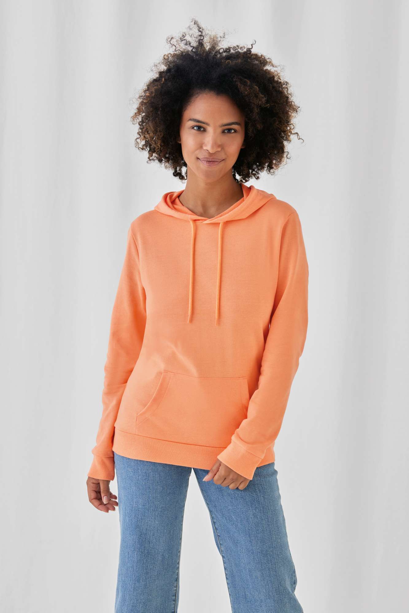 Hoodie Sweat aus Baumwolle-Polyester für Damen