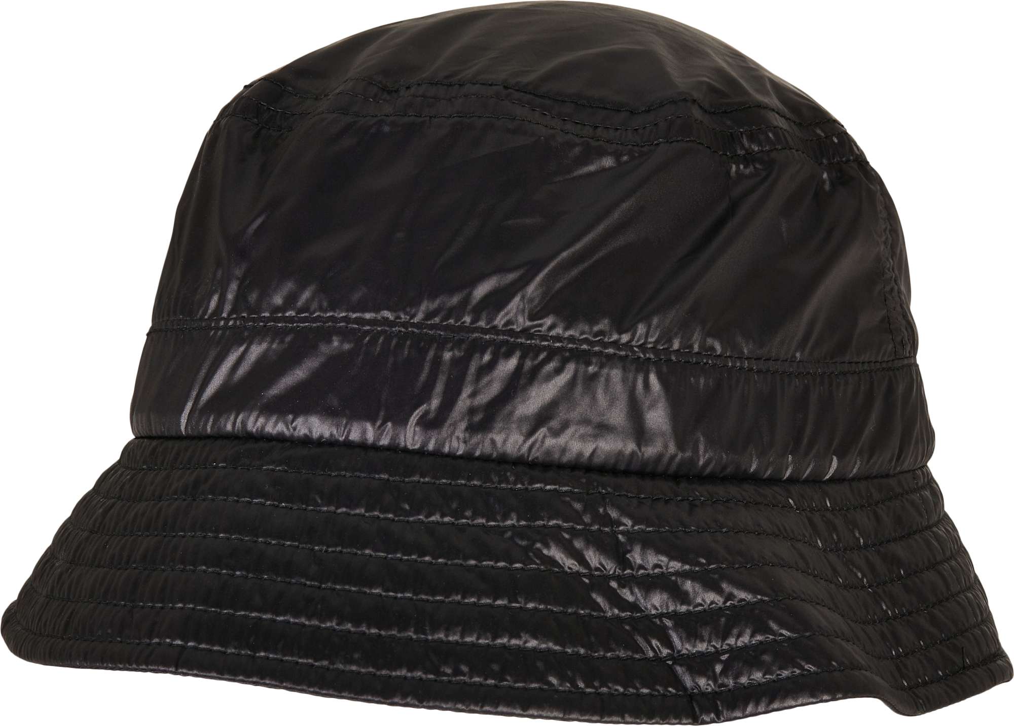 Leichter Nylon Bucket Hat mit Krempe